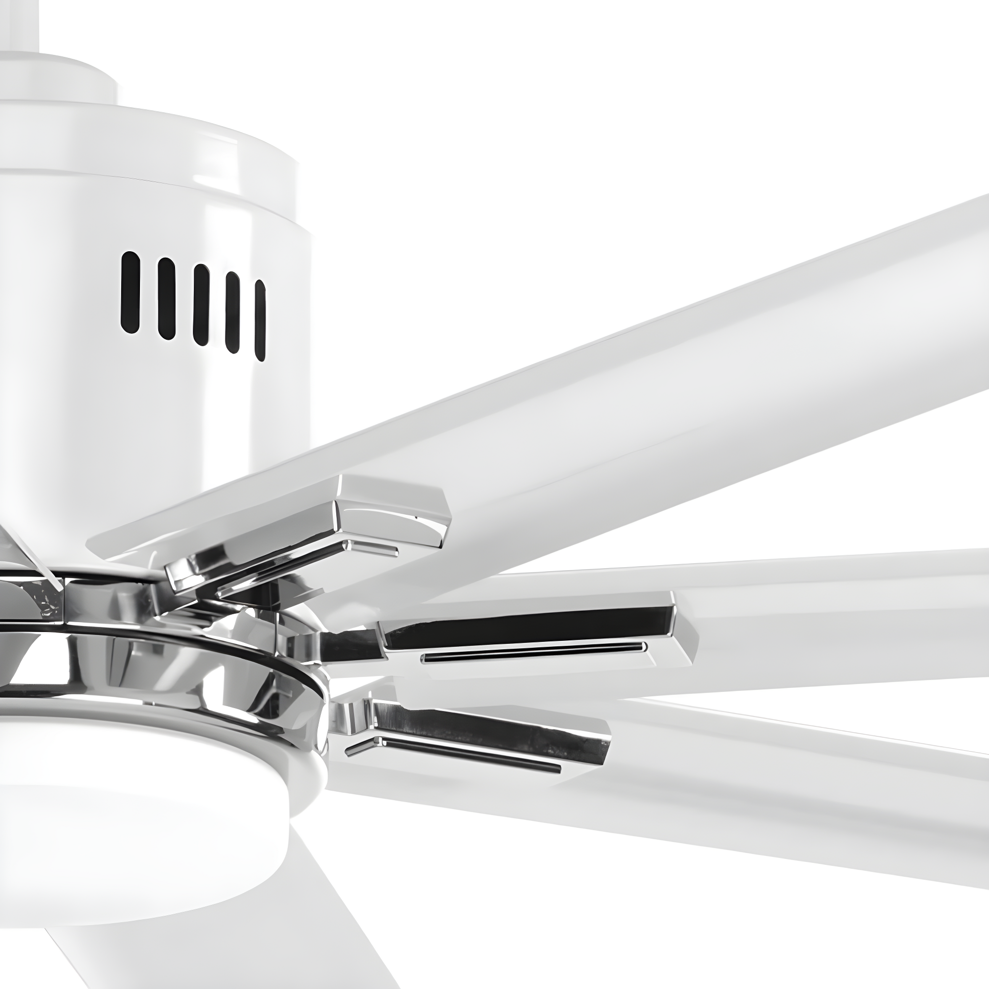 P2550-3030K-Progress Lighting-Vast - Wide - Ceiling Fan - 1 Light - Handheld Remote - Damp Rated in Urban Industrial style - 72 Inches wide by 16.75