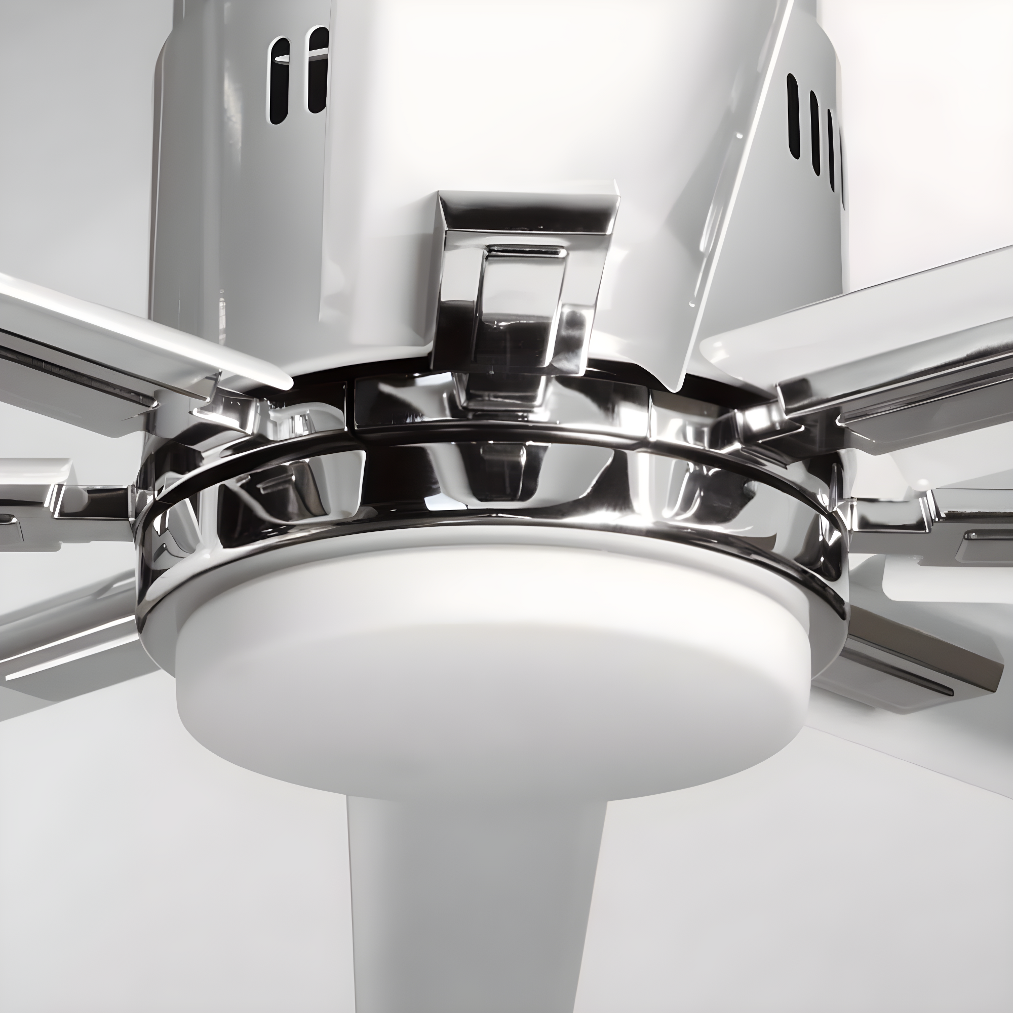 P2550-3030K-Progress Lighting-Vast - Wide - Ceiling Fan - 1 Light - Handheld Remote - Damp Rated in Urban Industrial style - 72 Inches wide by 16.75