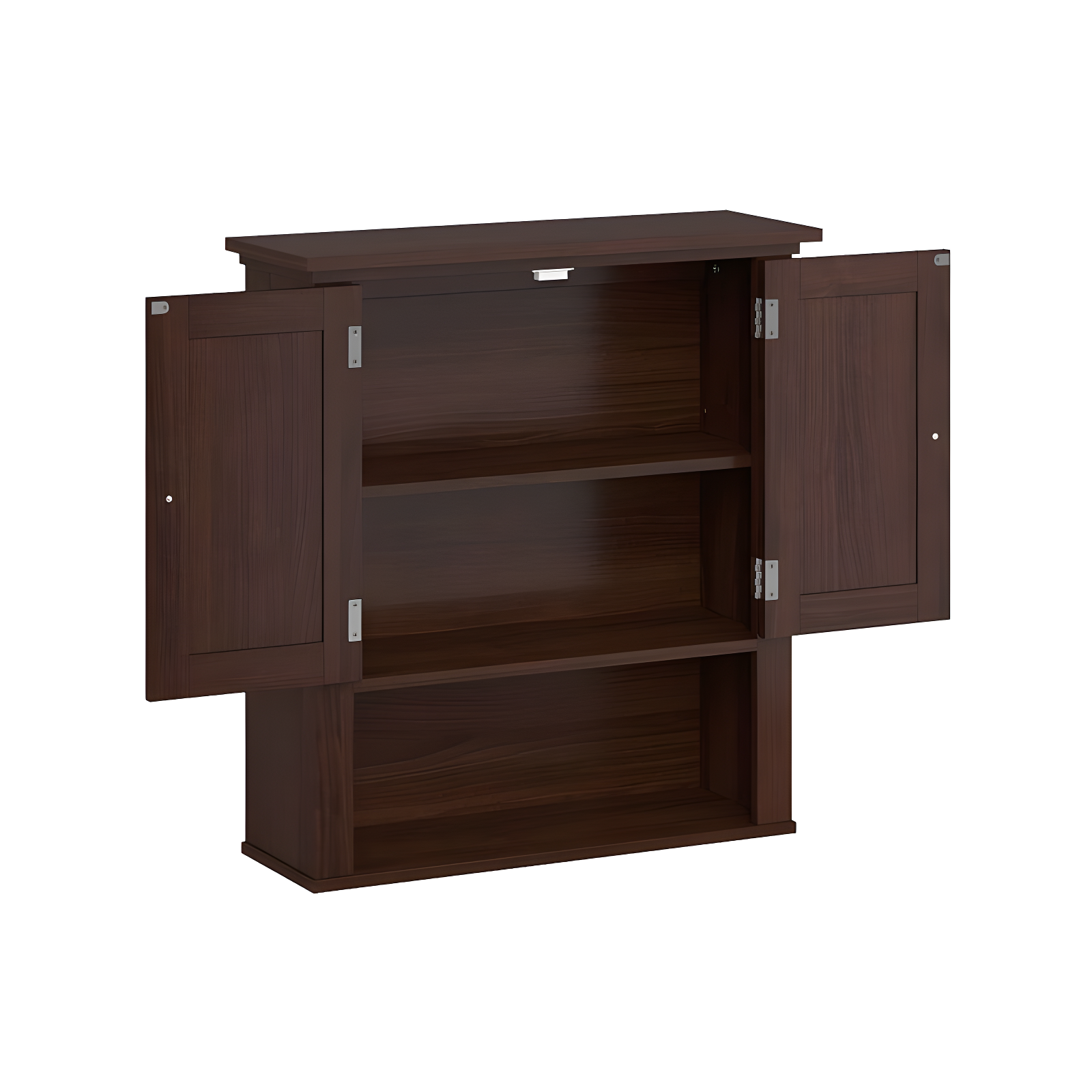 RiverRidge Hayward Two-Door Bathroom and Laundry Wall Mount Storage Medicine Cabinet with Fixed and Adjustable Shelf