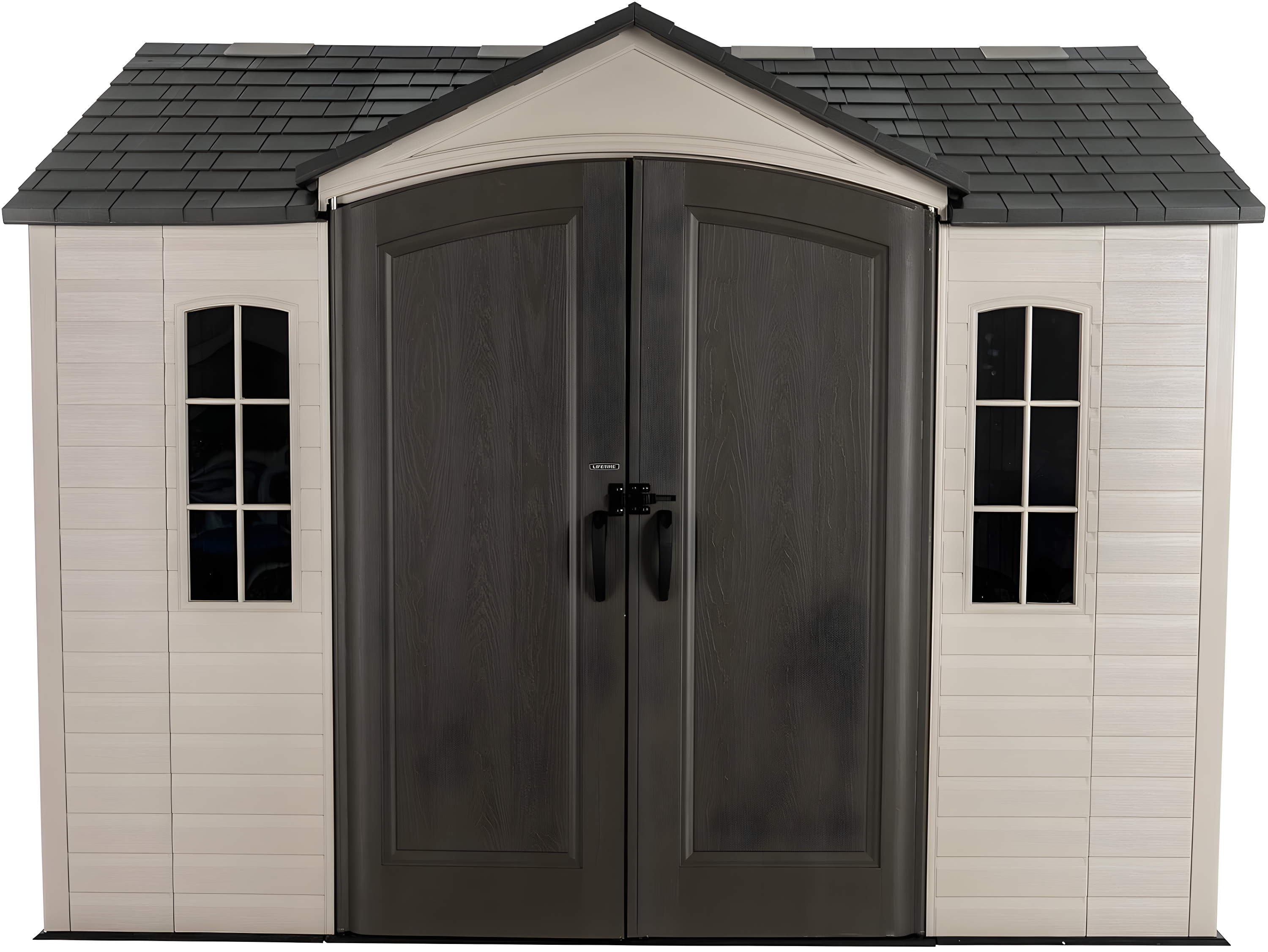 Lifetime 10 Ft. x 8 Ft. High-Density Polyethylene Outdoor Storage Shed with Steel-Reinforced Construction & Reviews | Wayfair