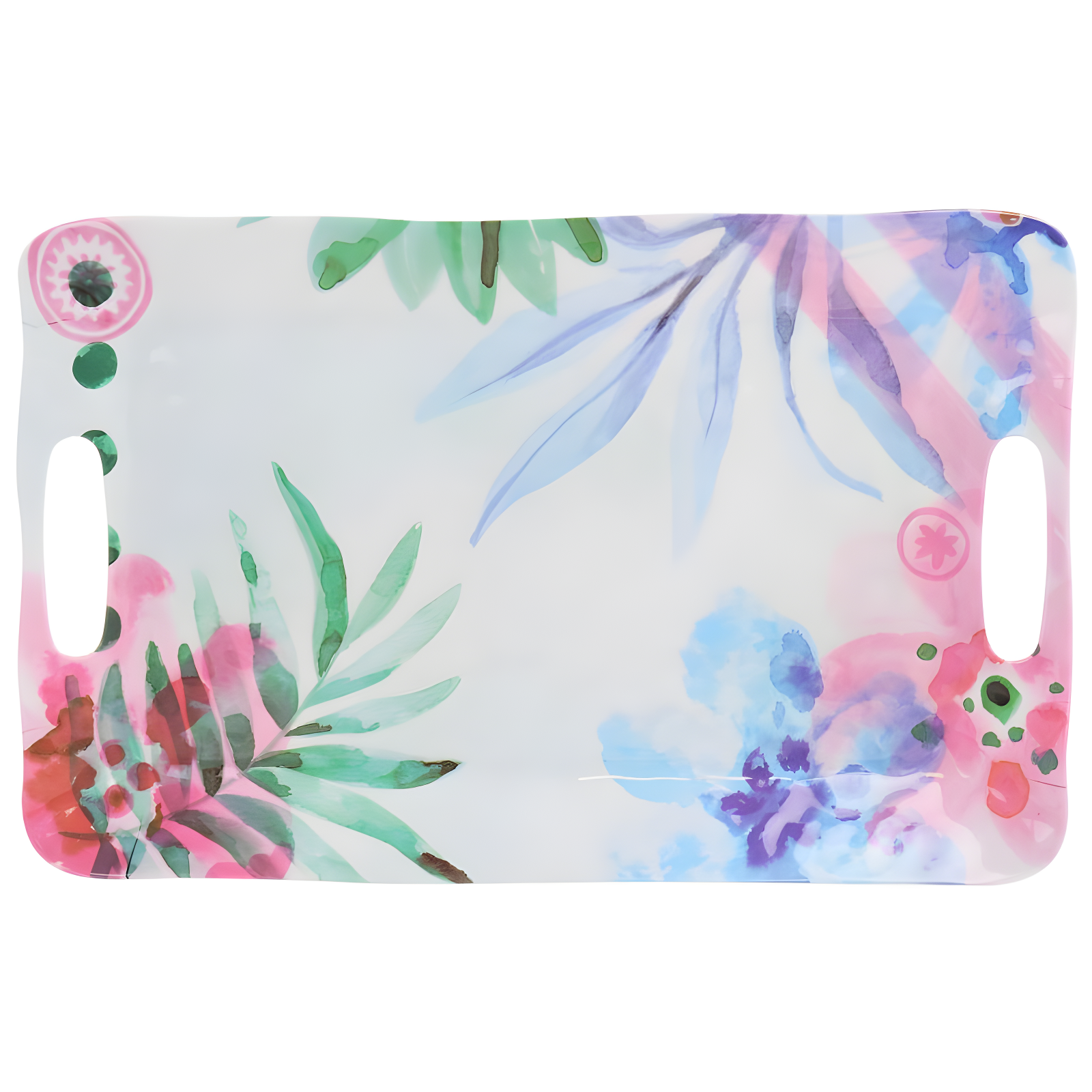 Spice by Tia Mowry Spice By Tia Mowry Cinnamon Twist 2 Piece Melamine Serving Tray Set In Multi