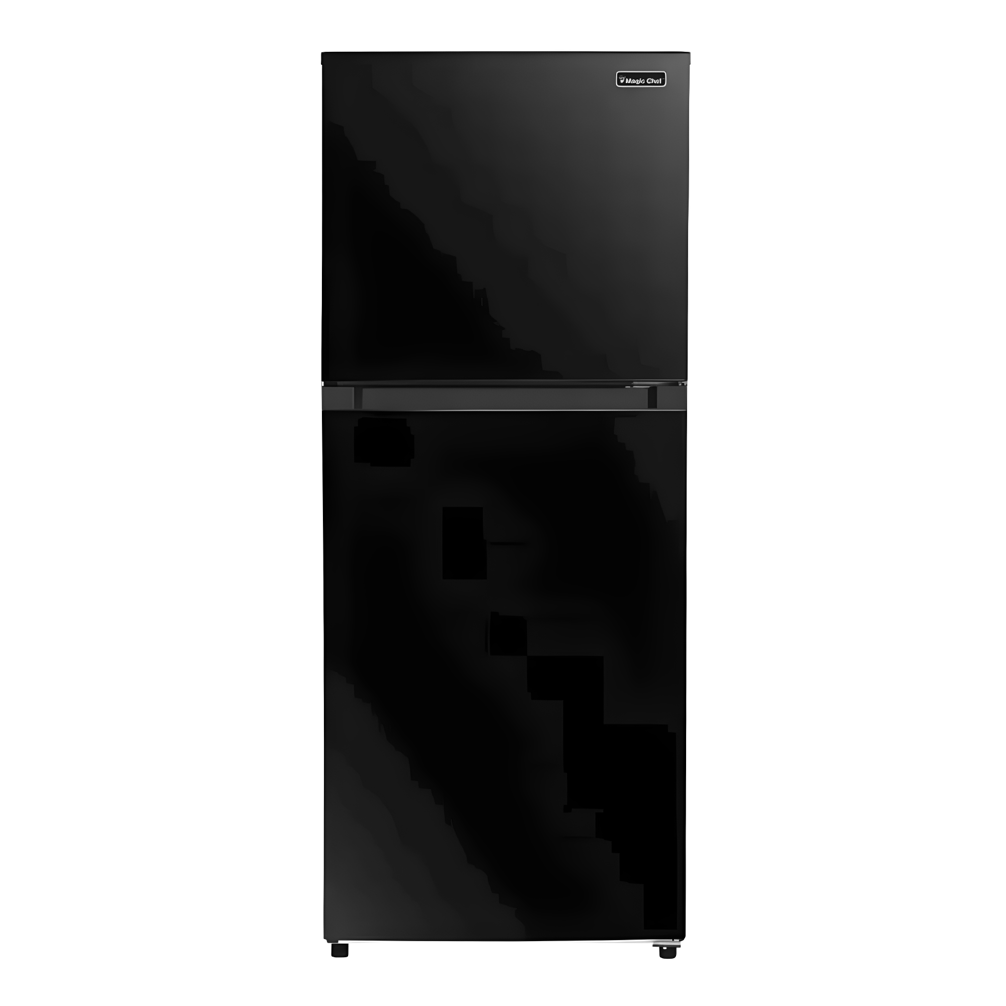 Magic Chef Magic Chef 10.1-cu. ft. Refrigerator with Top Freezer in Platinum Steel