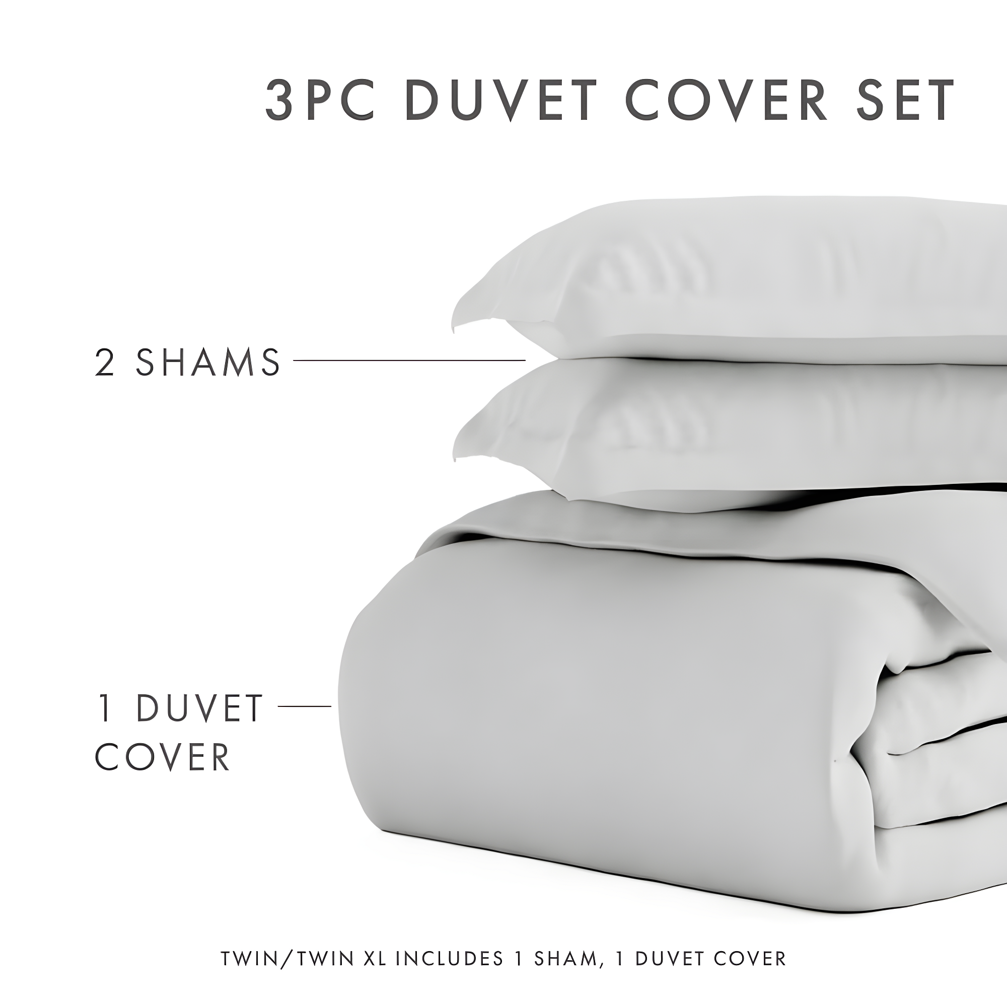 IEnjoy Home Super Soft Double Brushed Duvet Cover Set