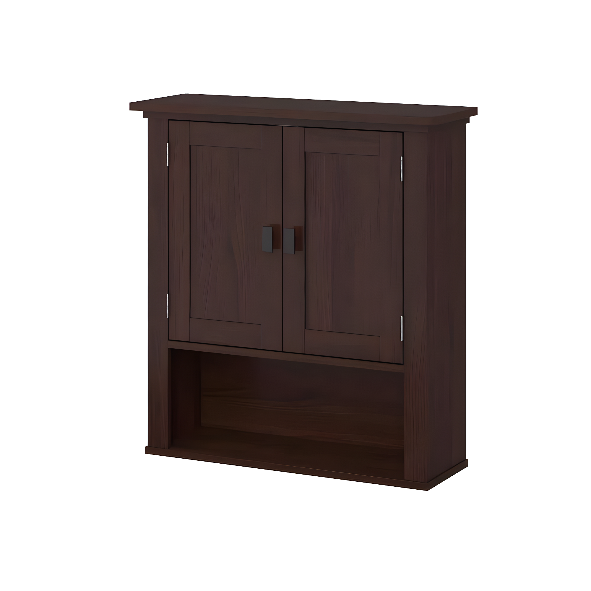 RiverRidge Hayward Two-Door Bathroom and Laundry Wall Mount Storage Medicine Cabinet with Fixed and Adjustable Shelf