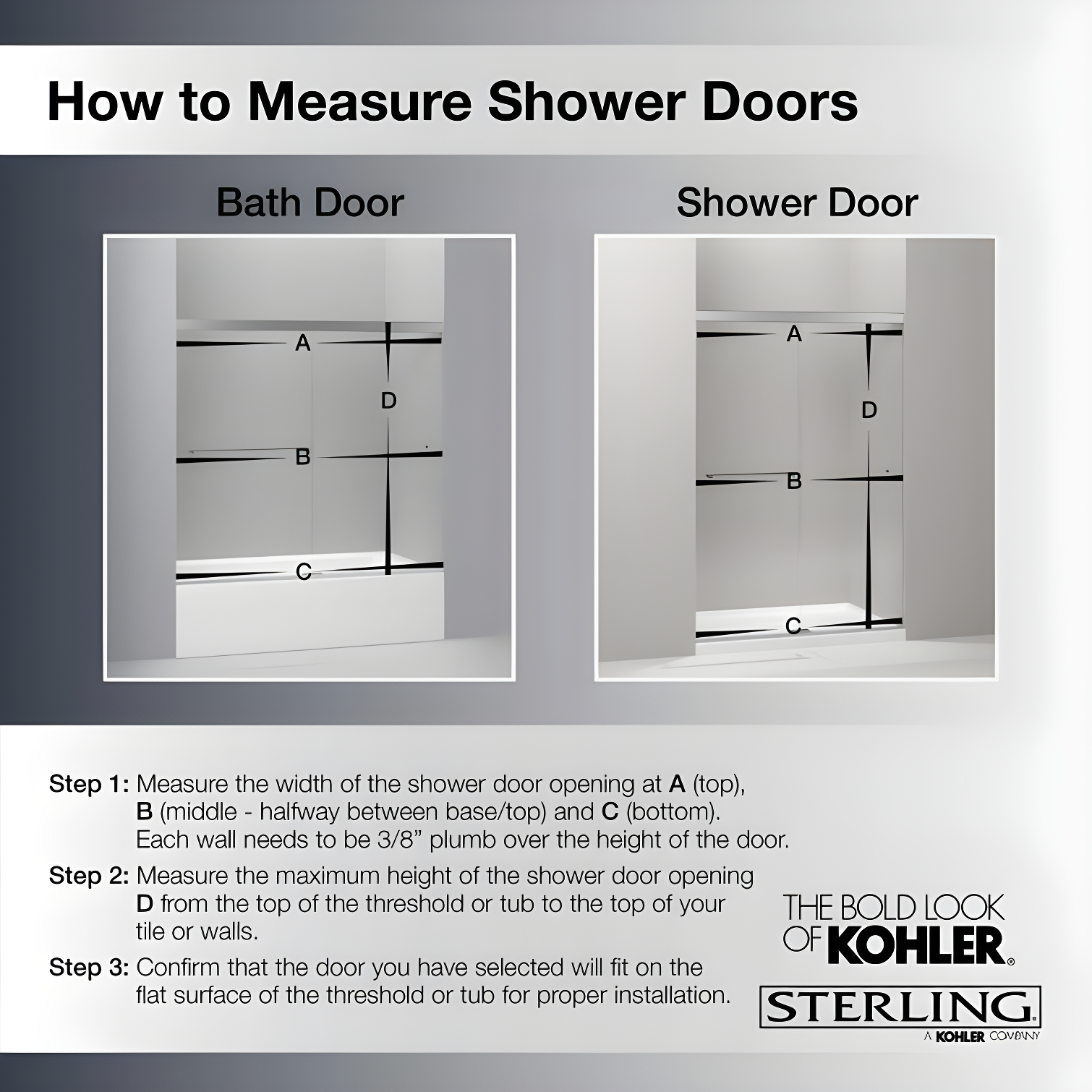 Levity 59.63" x 74" Bypass Shower Door with CleanCoat® Technology