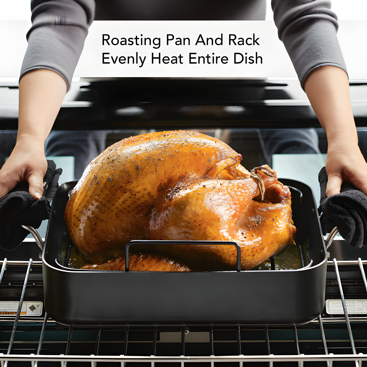 KitchenAid Hard-Anodized Aluminum Non-Stick Roasting Pan with Rack