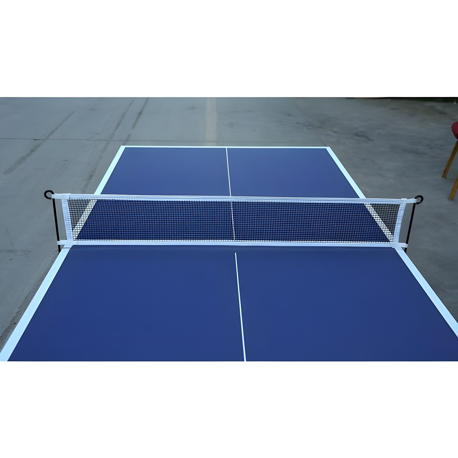 6FT Mid-Size Table Tennis Table, Foldable & Portable Ping Pong Table Set with Net, 2 Table Tennis Paddles and 3 Balls, Easy Assembly A