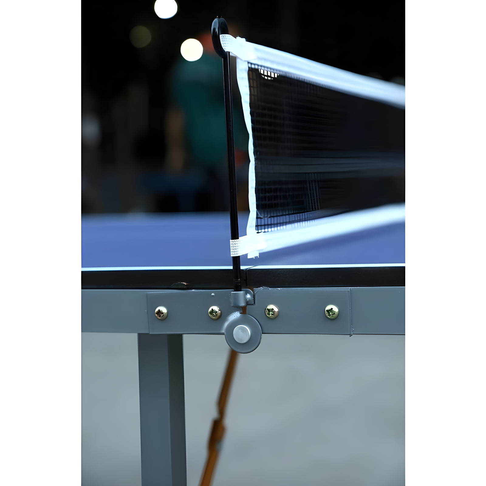 6FT Mid-Size Table Tennis Table, Foldable & Portable Ping Pong Table Set with Net, 2 Table Tennis Paddles and 3 Balls, Easy Assembly A