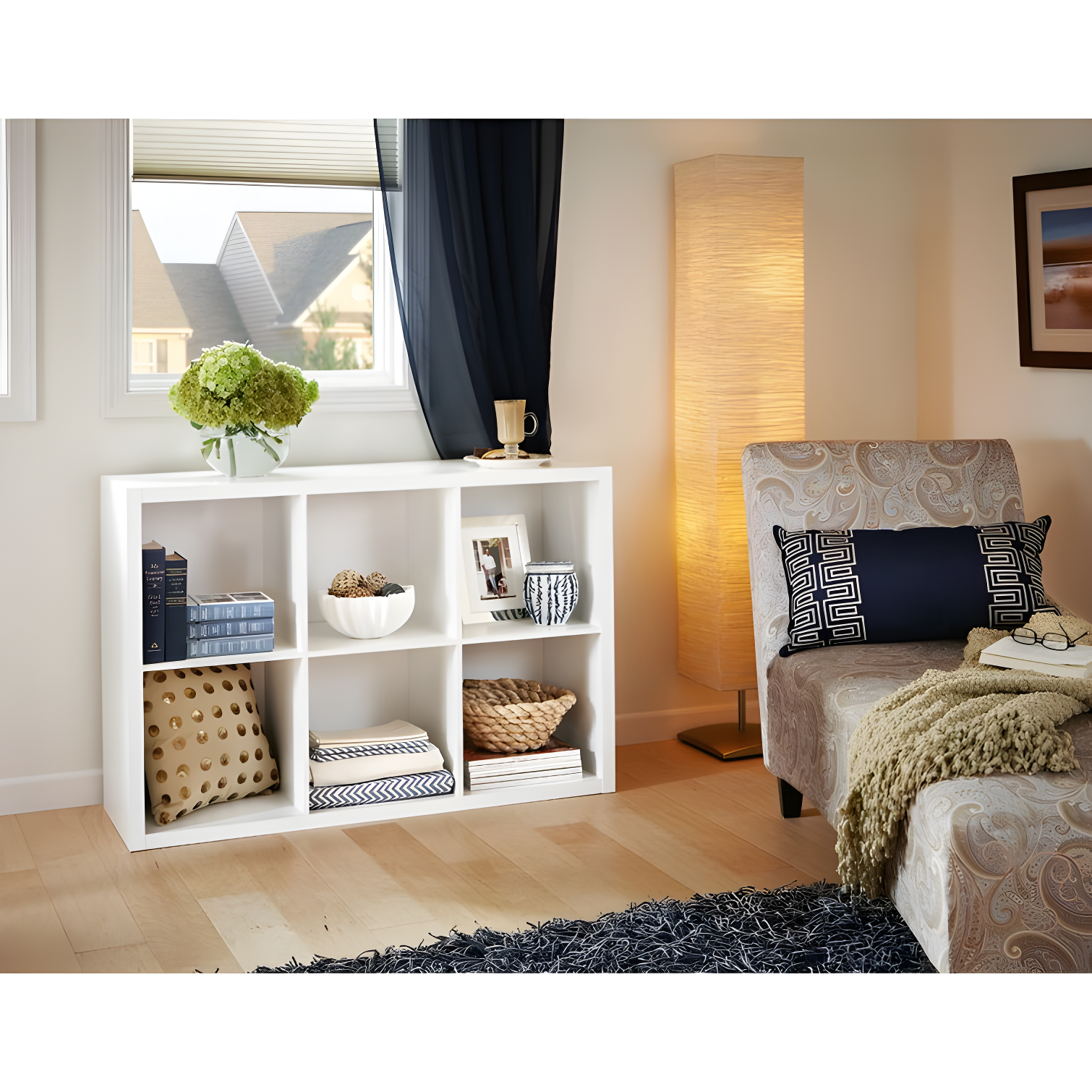 Decorative Storage 30'' H x 43.98'' W Cube Bookcase