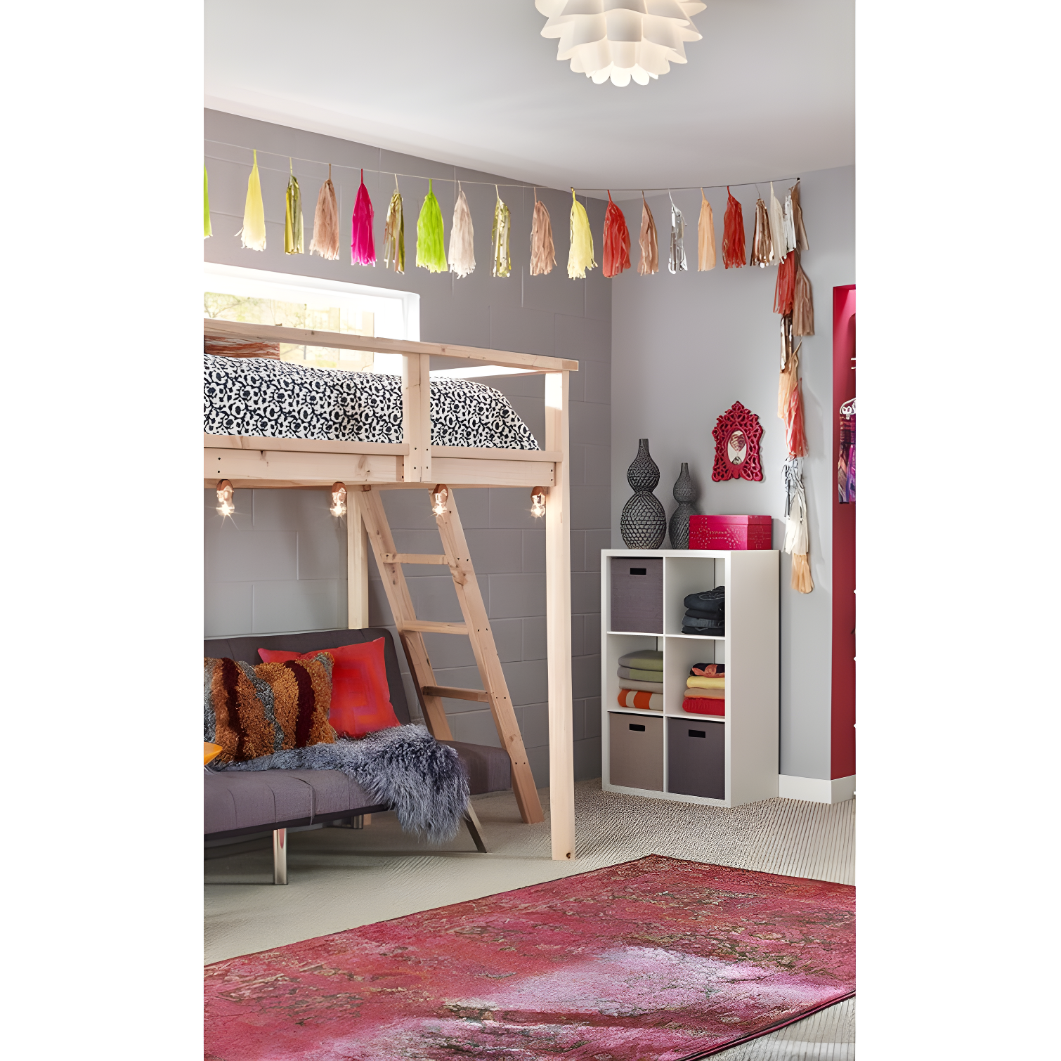 Decorative Storage 30'' H x 43.98'' W Cube Bookcase