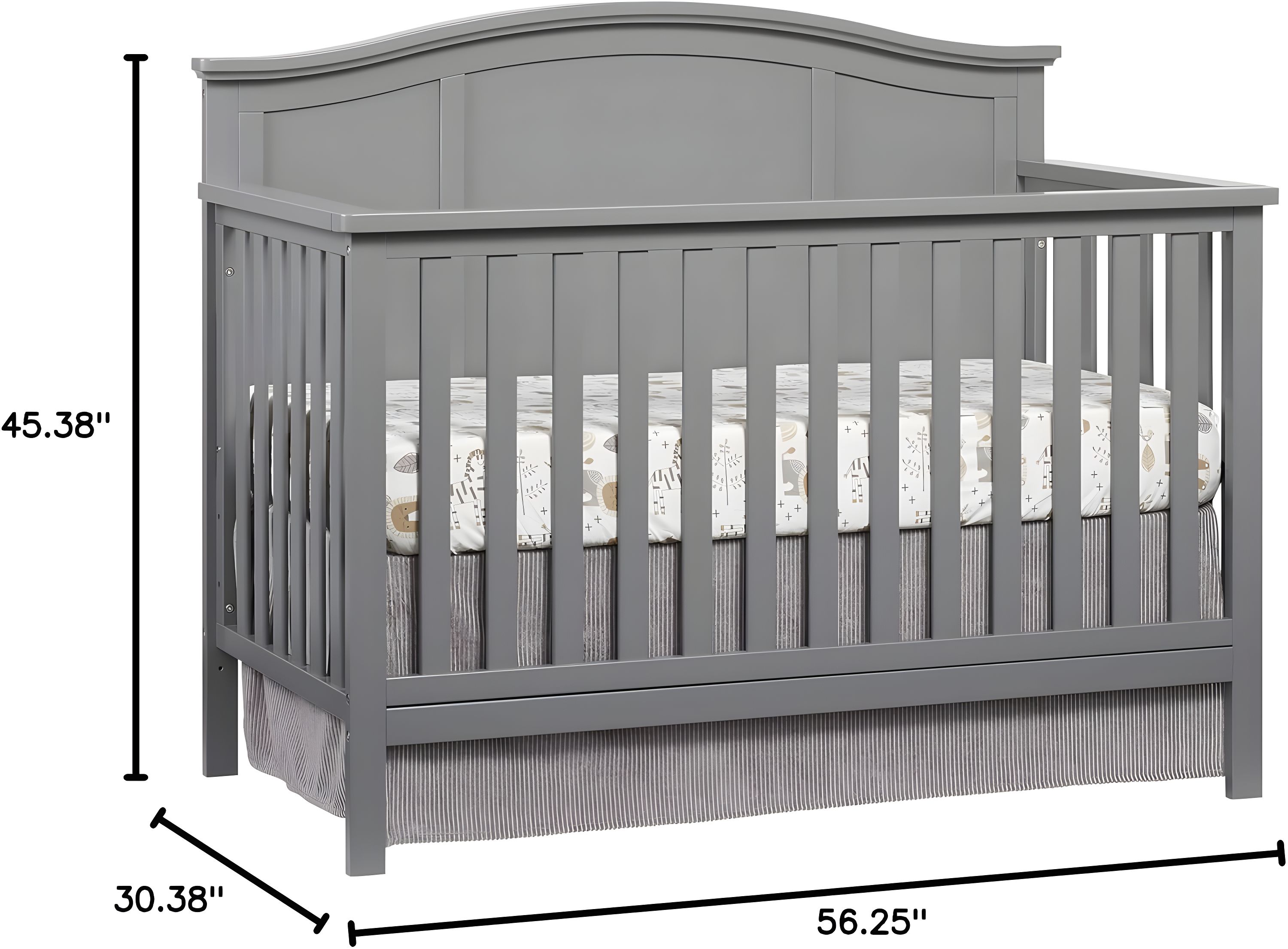 Emerson 4 In 1 Convertible Crib