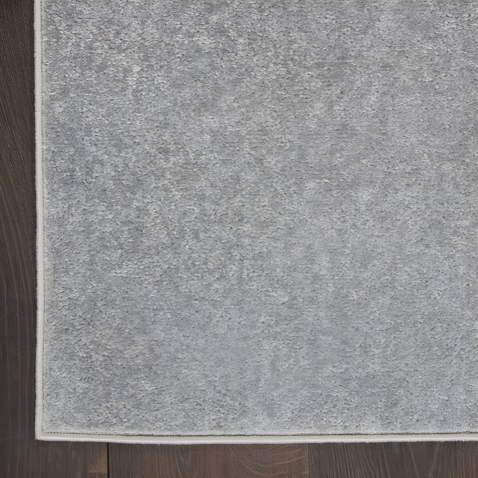 Nourison Essentials Easy Care Indoor Outdoor Area Rug - Silver Grey 2'2" x 18'