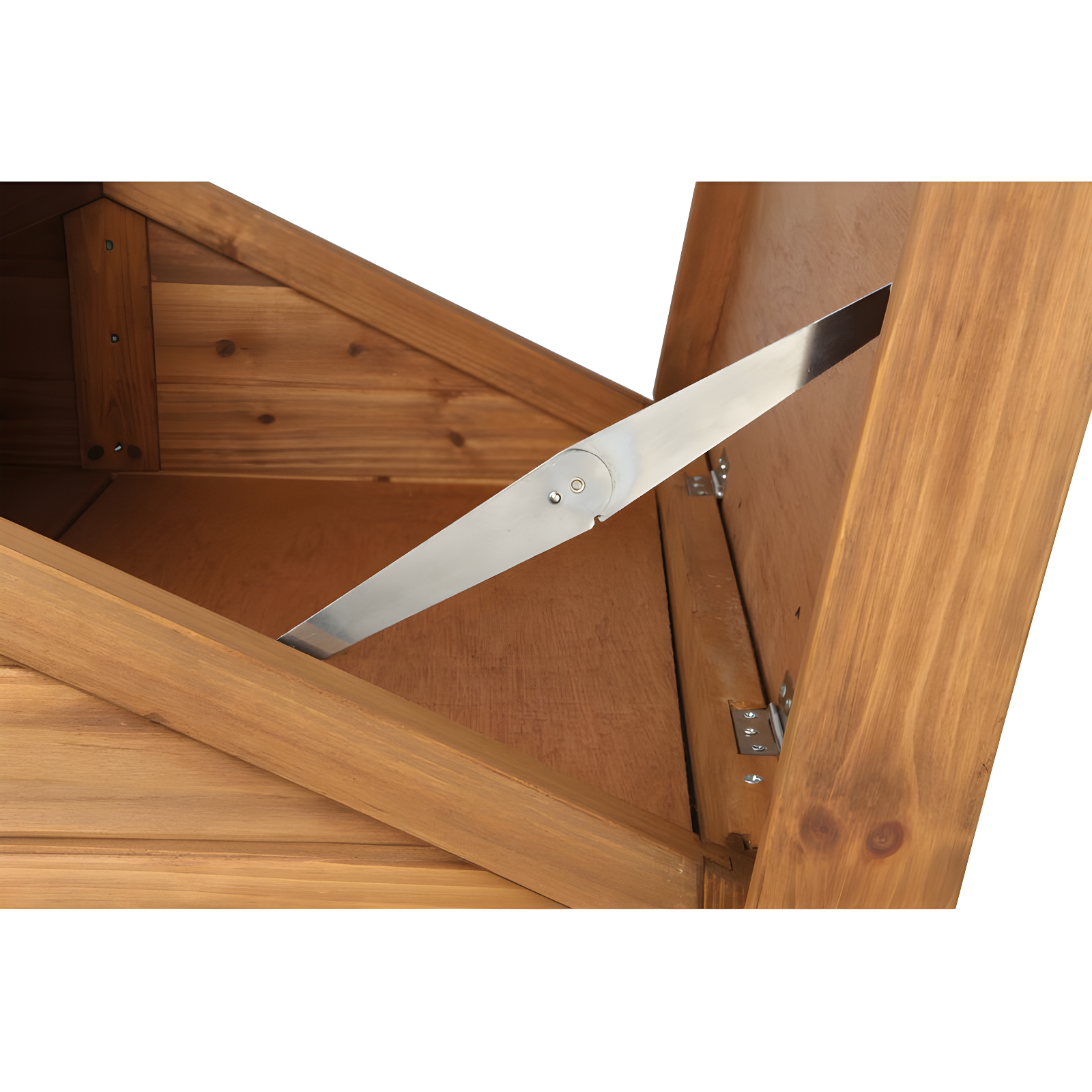 TRIXIE TRIXIE 2-Story Cabin Rabbit Hutch with Run, Ramp, Attic Storage, for Rabbits or Guinea Pigs