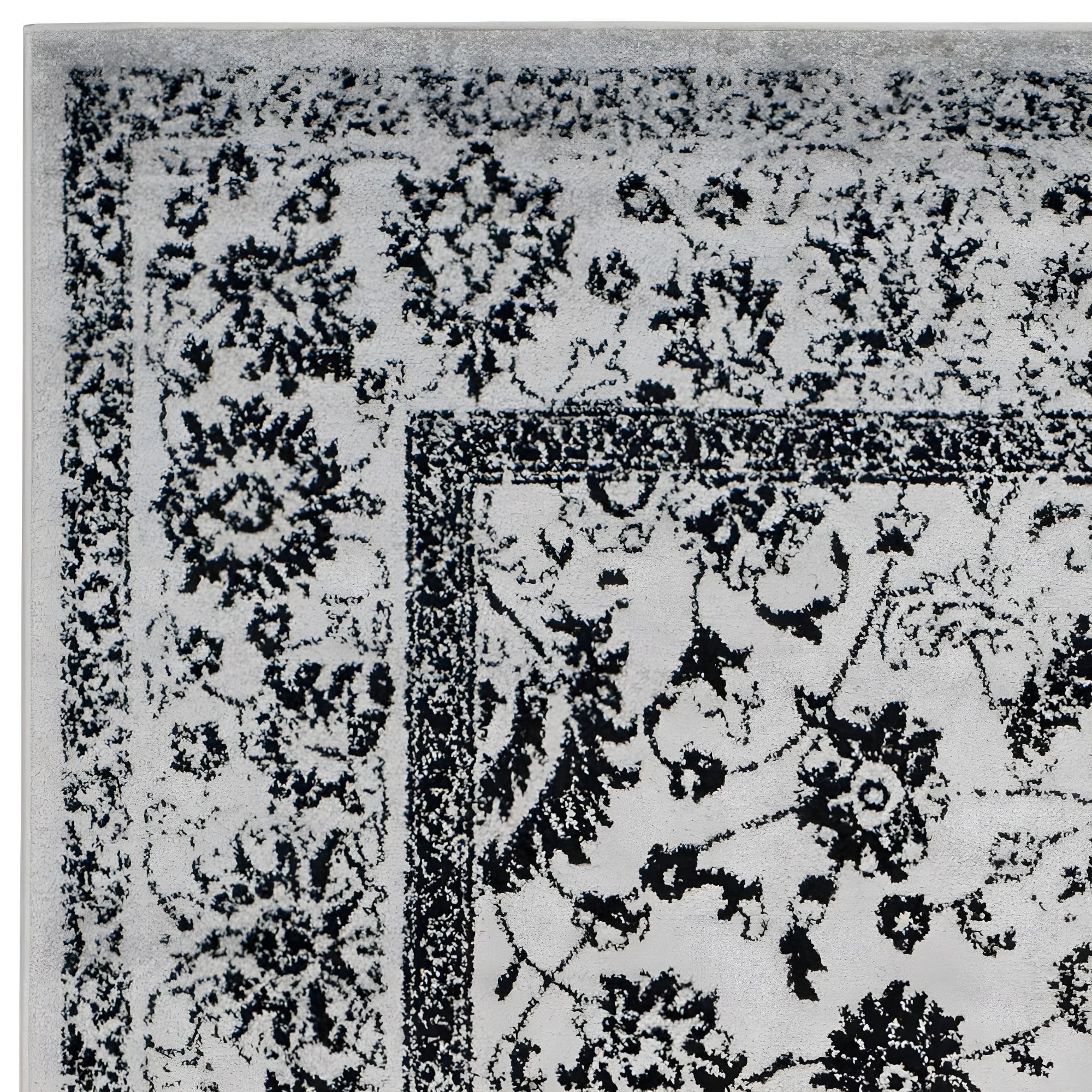 Adirondack ADR109 Machine Made Indoor Area Rug - Grey/Black - 10'x14' - Safavieh