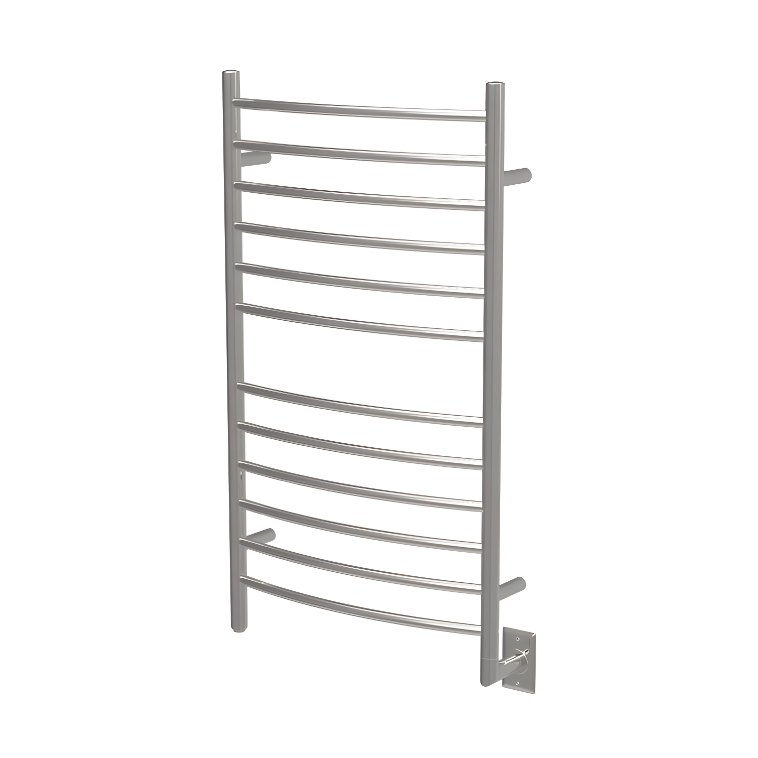 Radiant Large Curved Towel Warmer Hybrid Hardwired or Plug in