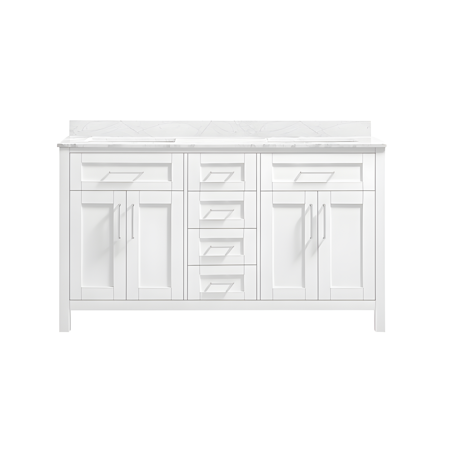 OVE Decors Tahoe 60" Double Bathroom Vanity