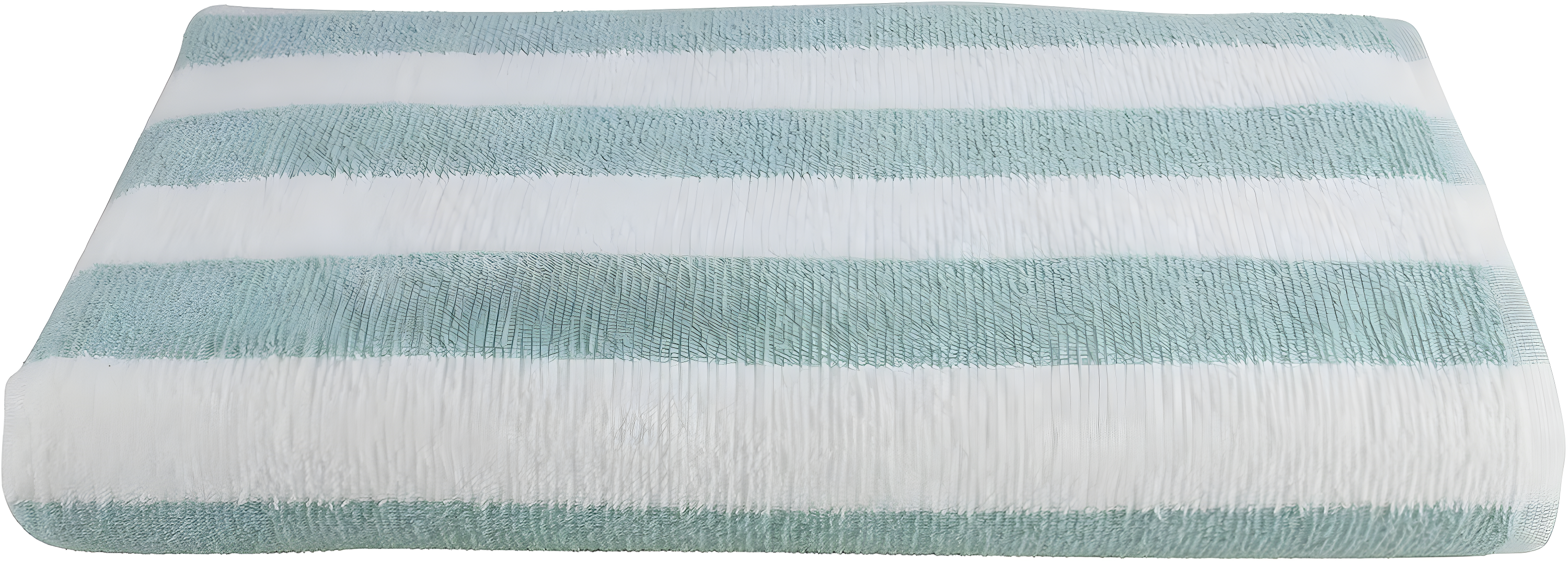Fibertone 4-Piece Cabana Beach Towel Set, Seafoam (70x30)