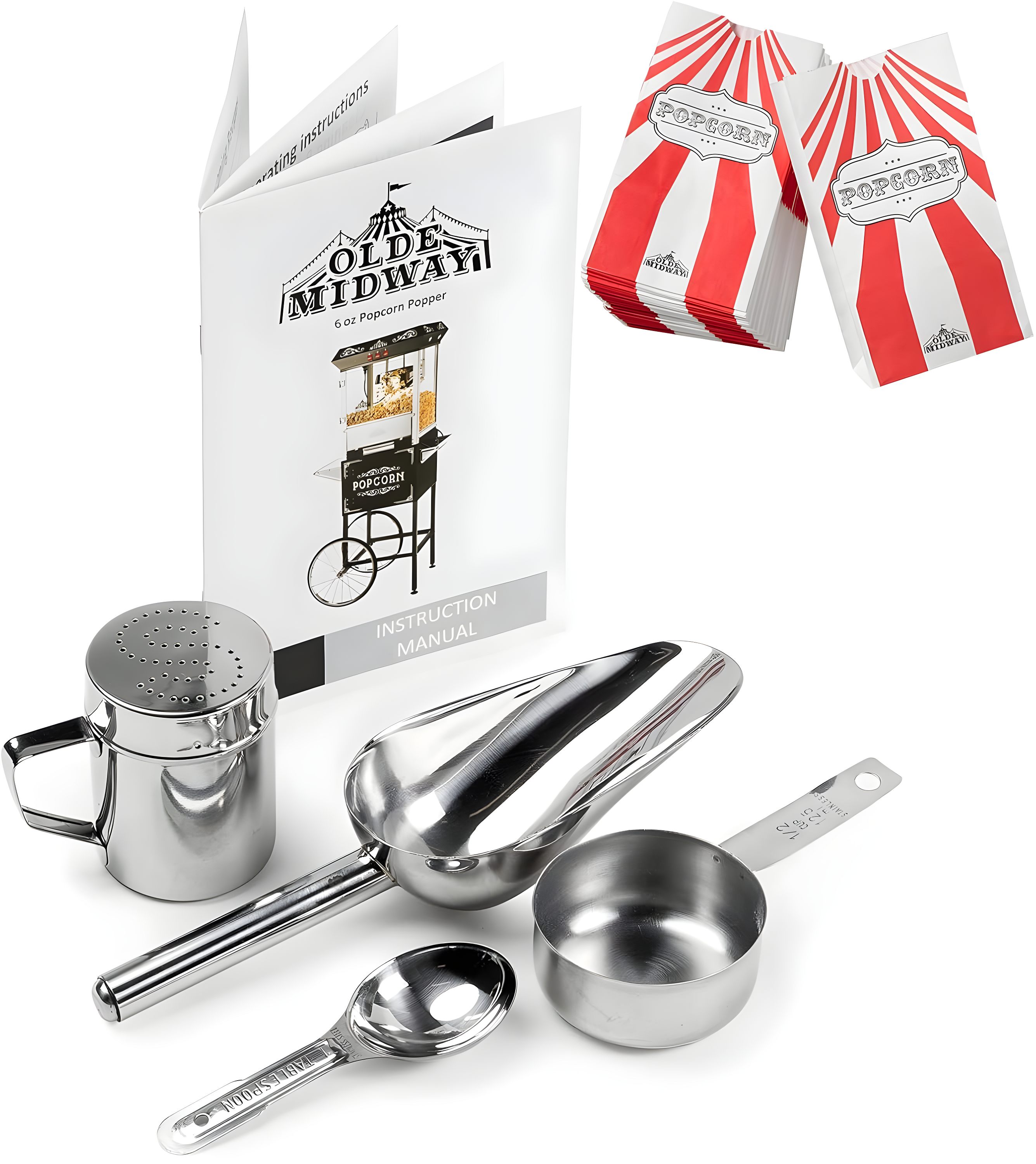 Olde Midway Olde Midway 6 Oz. Popcorn Machine Stand / Cart