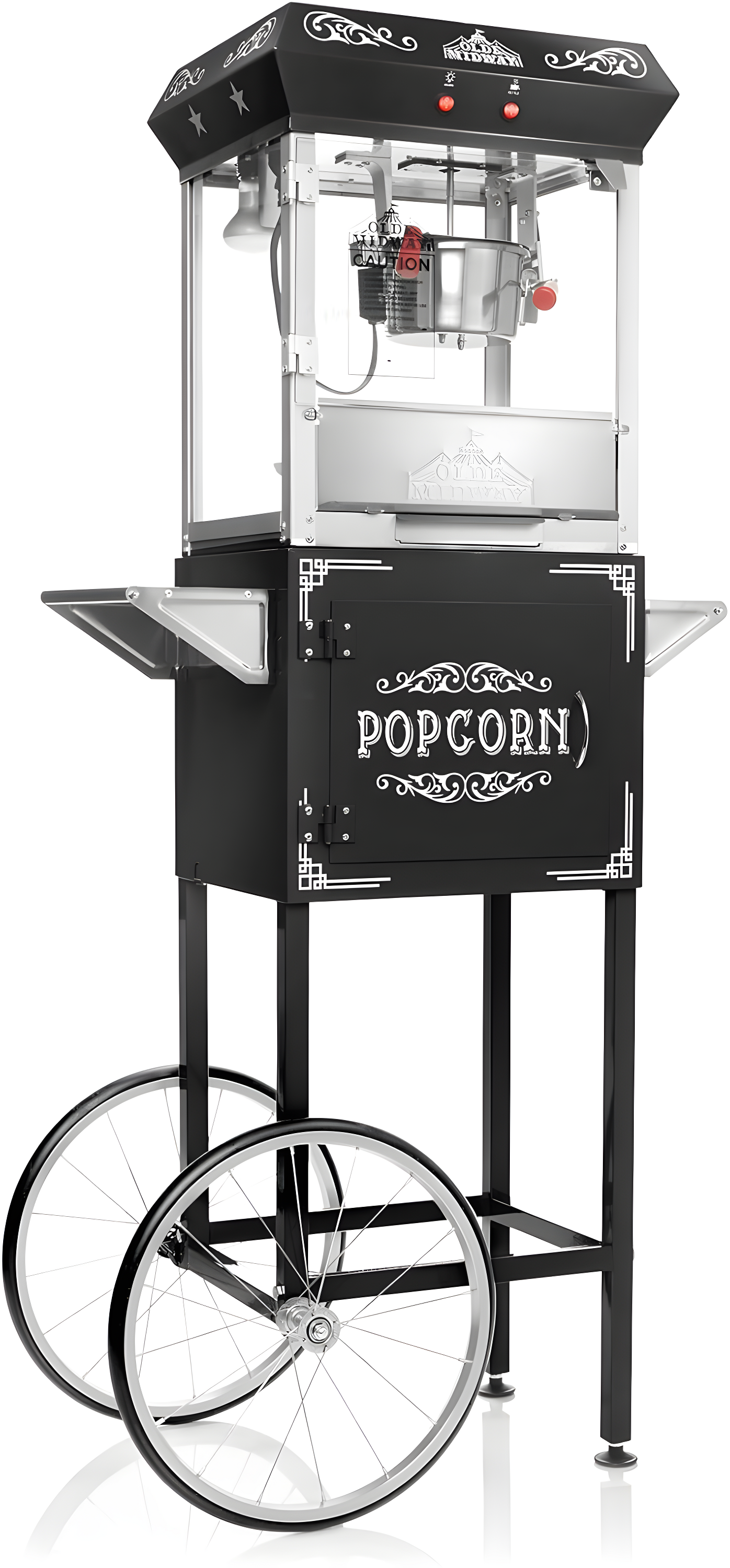 Olde Midway Olde Midway 6 Oz. Popcorn Machine Stand / Cart