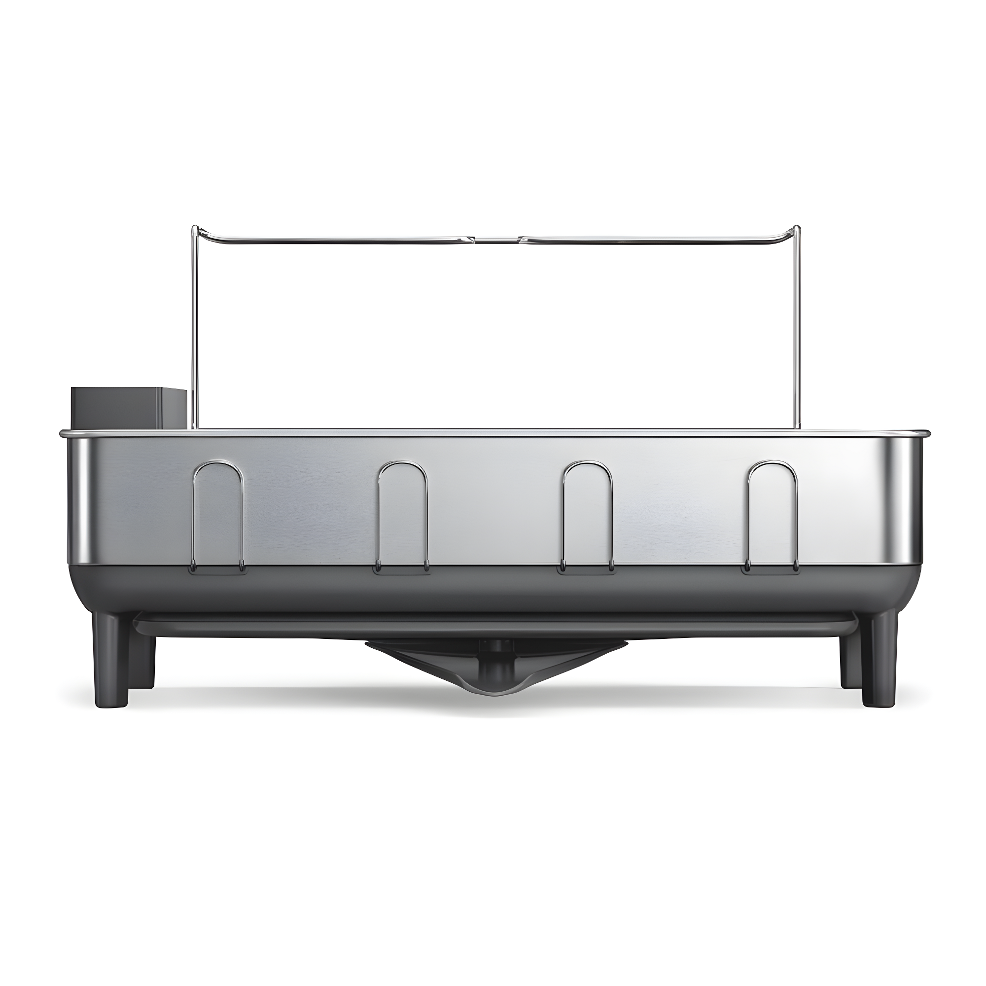 Simplehuman Kitchen Dish Drying Rack, Brushed Stainless Steel