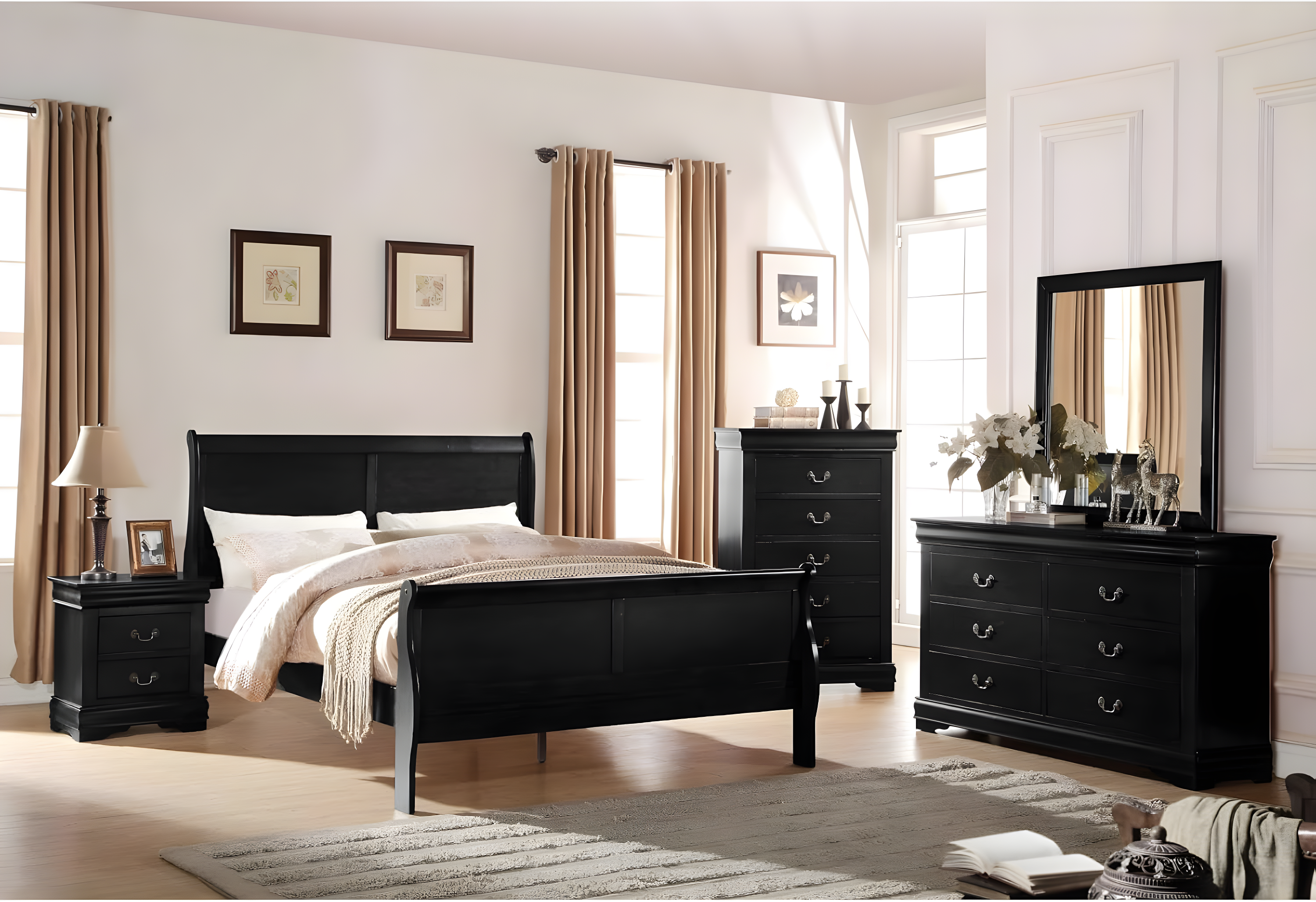 Louis Philippe Nightstand