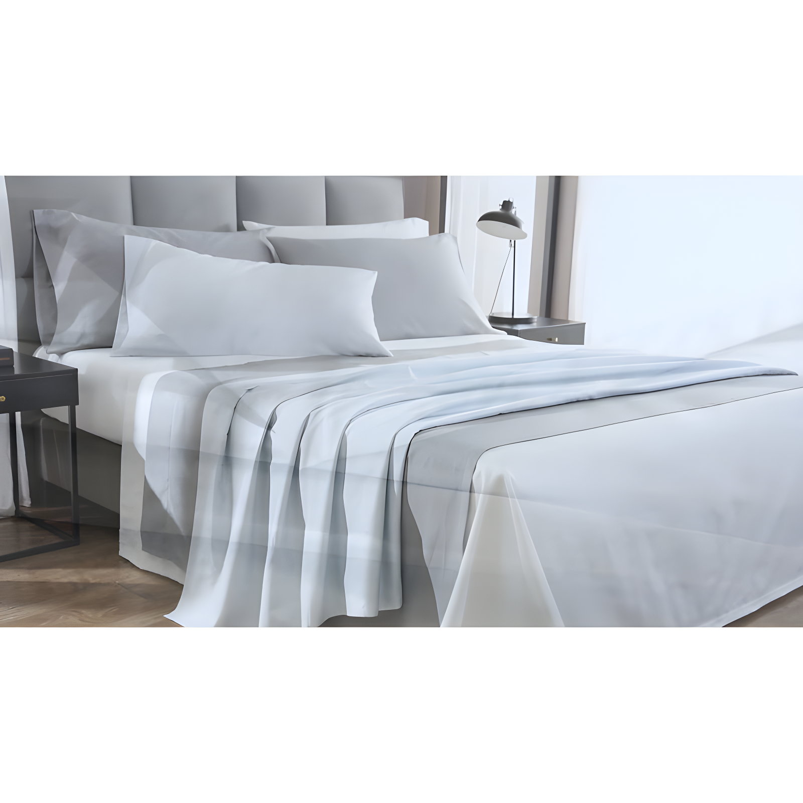 Vera Wang Vera Wang T800 Sateen Solid CVC Sheet Set