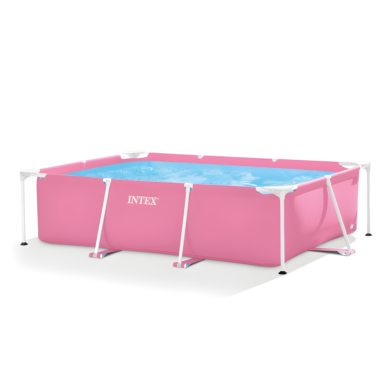 Intex Plastic Rectangle Frame Set Pool 23.62'' H x 59'' W x 86.62'' L