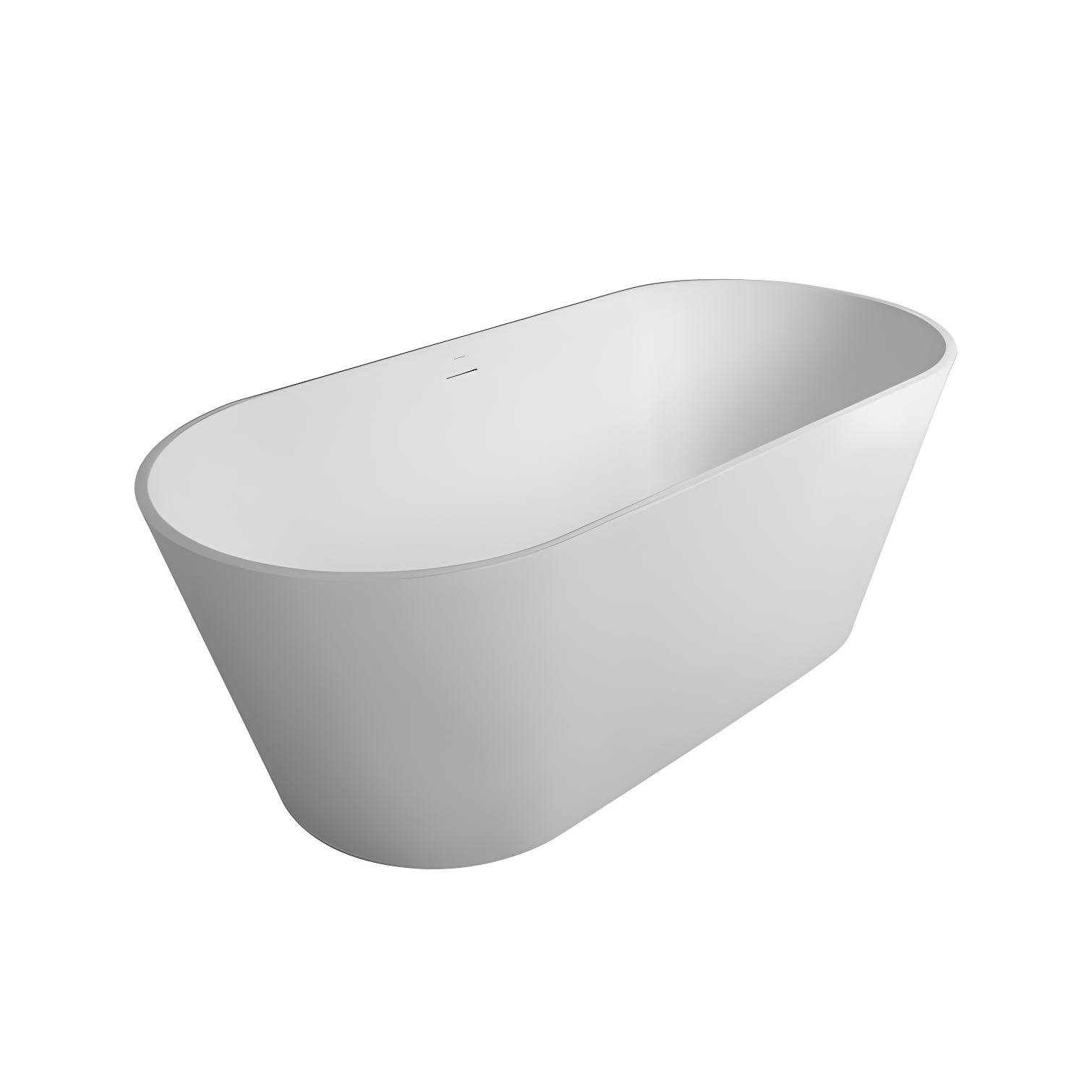 66.9" x 33" Freestanding Soaking Bathtub