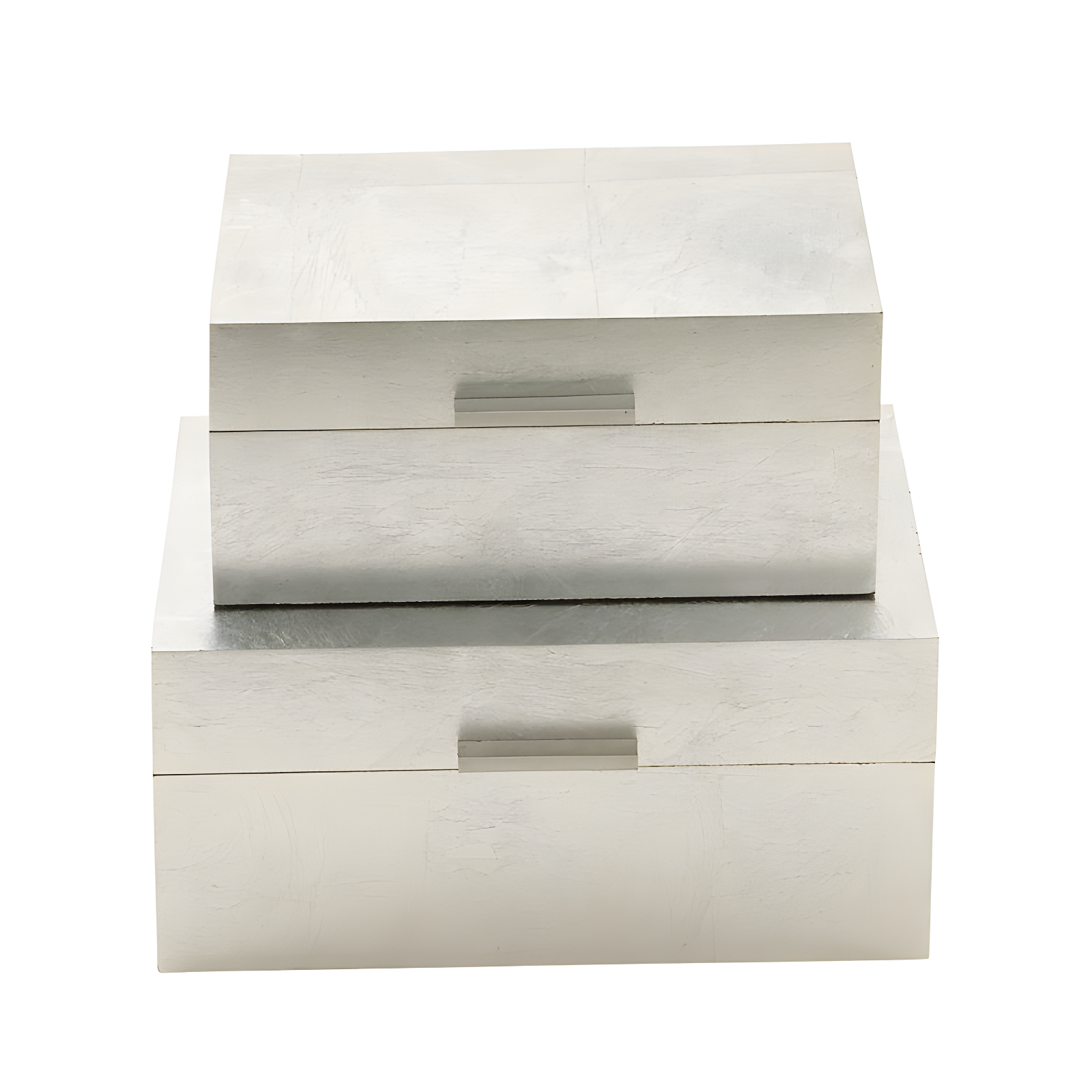 CosmoLiving by Cosmopolitan Wooden Decorative Box with Textured Foiled Exterior Set