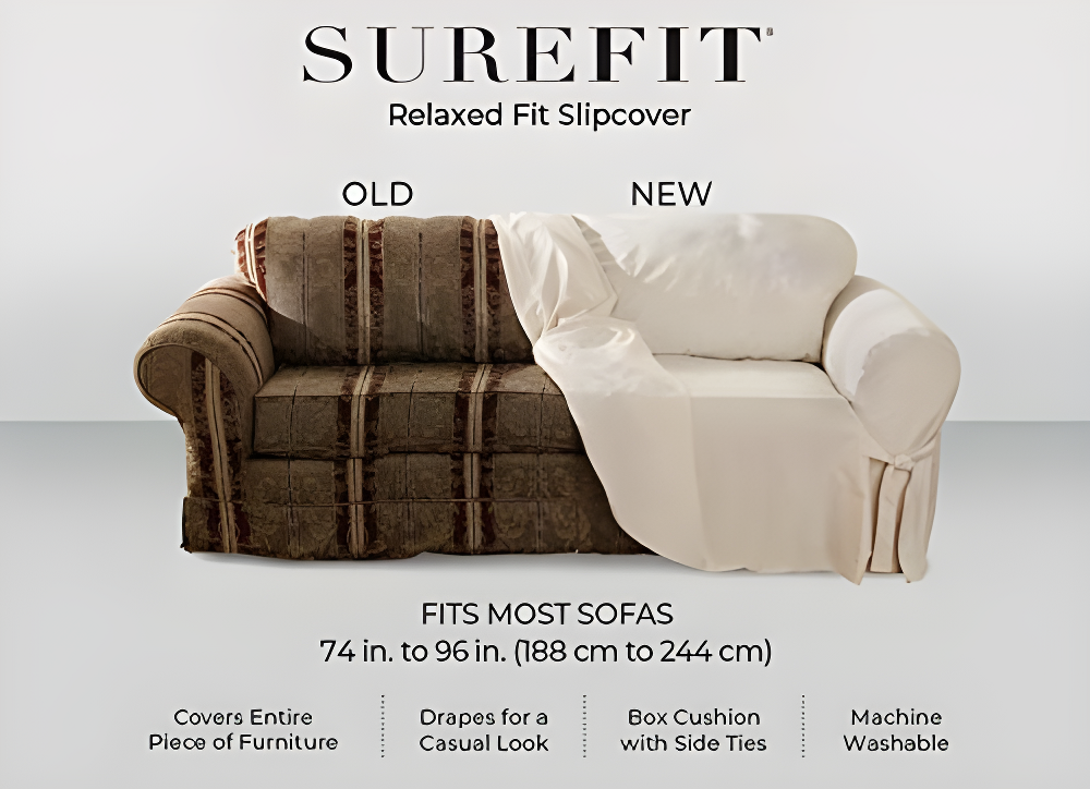 Taupe Stretch Pique Elegant Dining Chair Slipcover