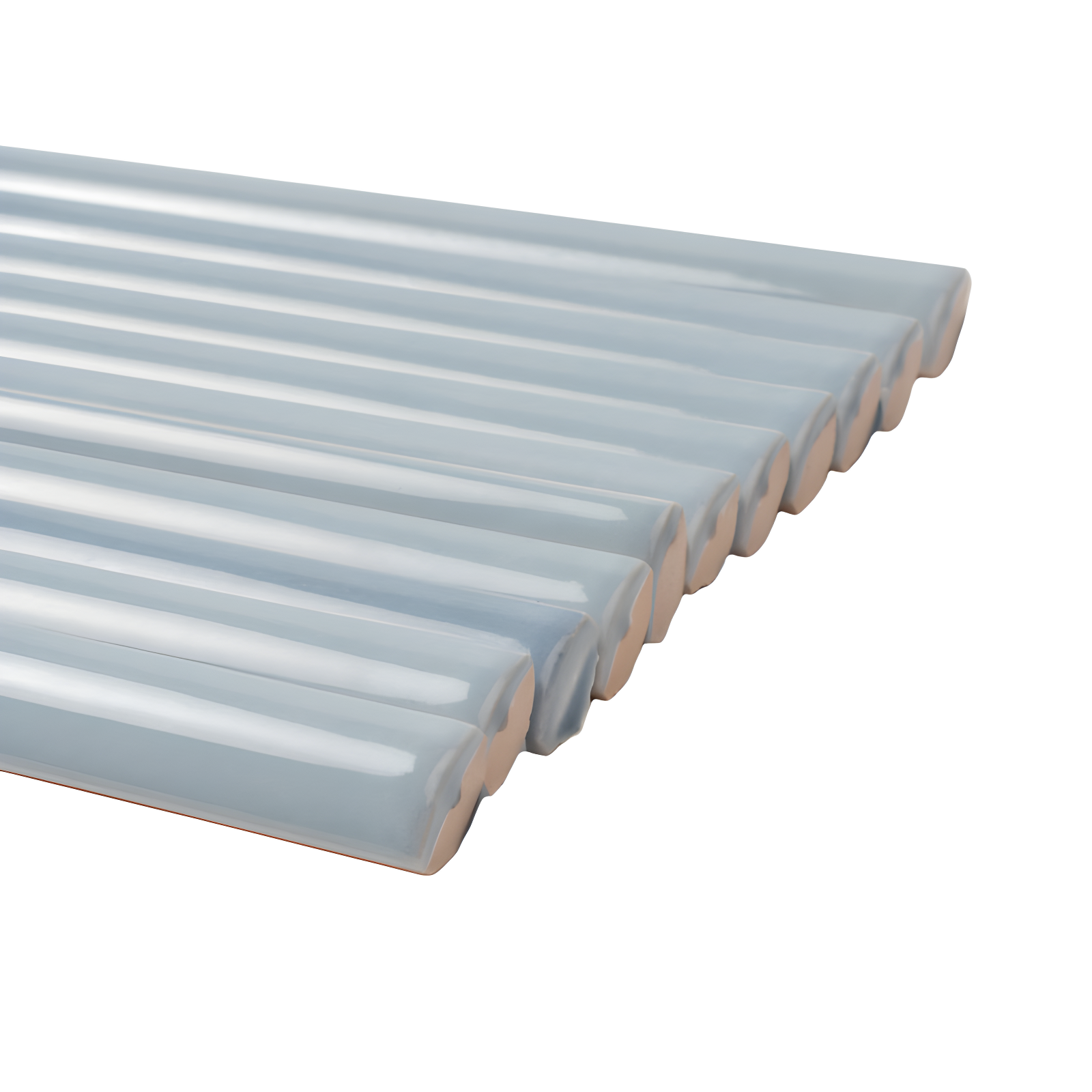 Apollo Tile Silken 7.9'' L x 0.5'' W Ceramic Round Tile Trim (Set of 10)