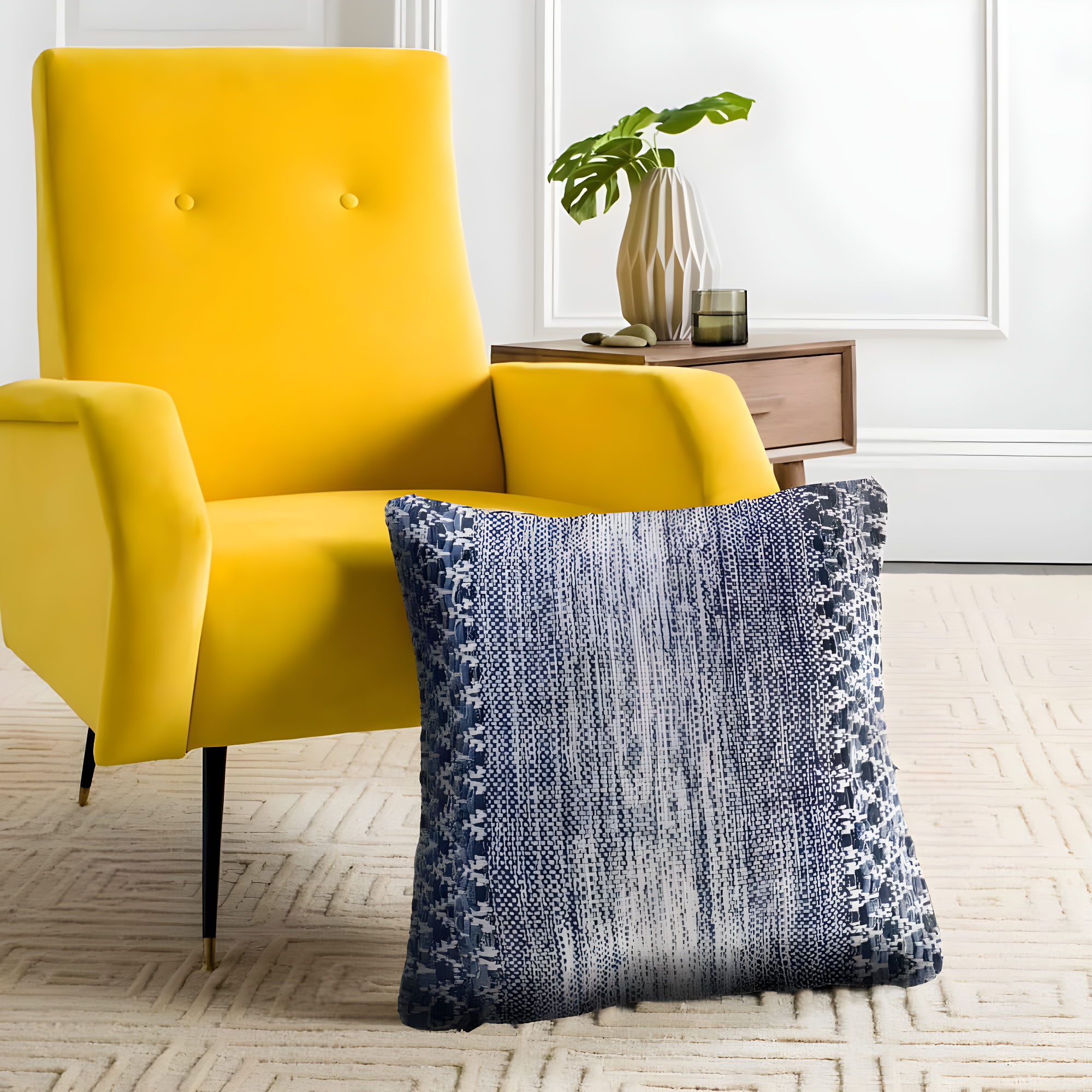 Rajani Home Mandey Textured Throw Pillow