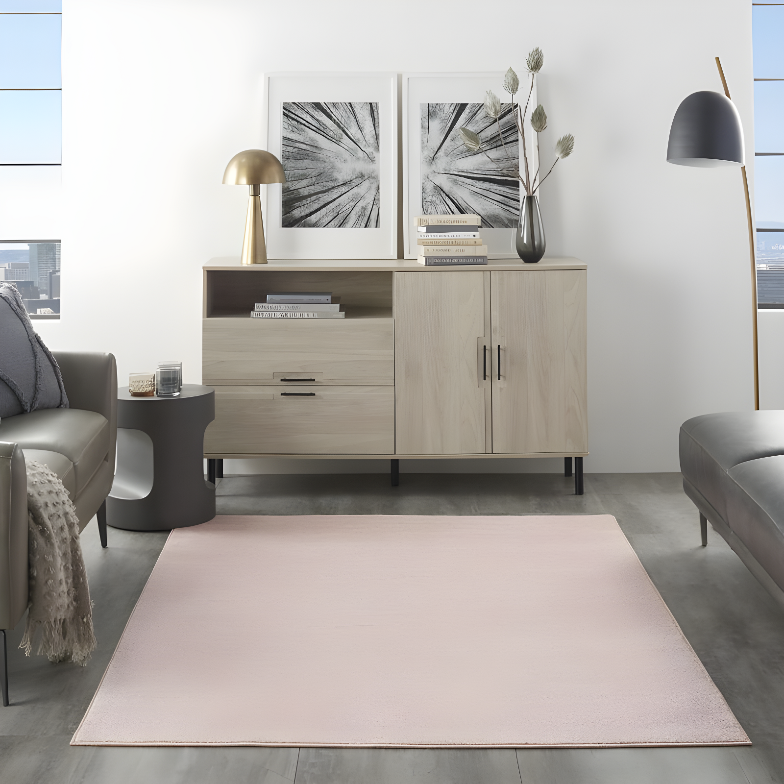 Nourison Essentials Rose Area Rug