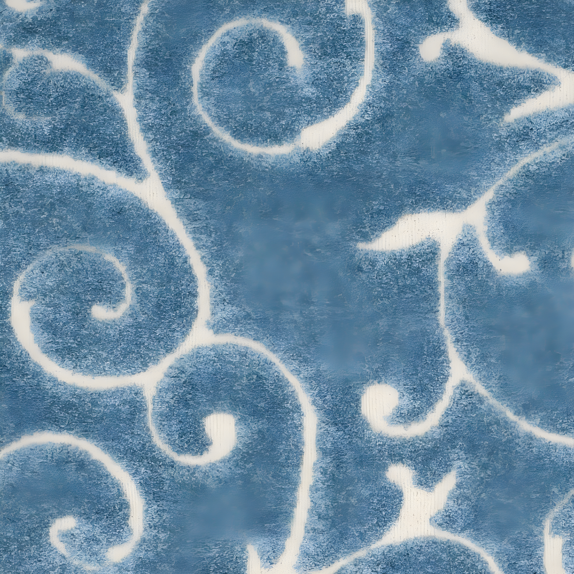 Florida Shag SG455 Power Loomed Indoor Area Rug - Light Blue/Cream - 8'x10' - Safavieh.