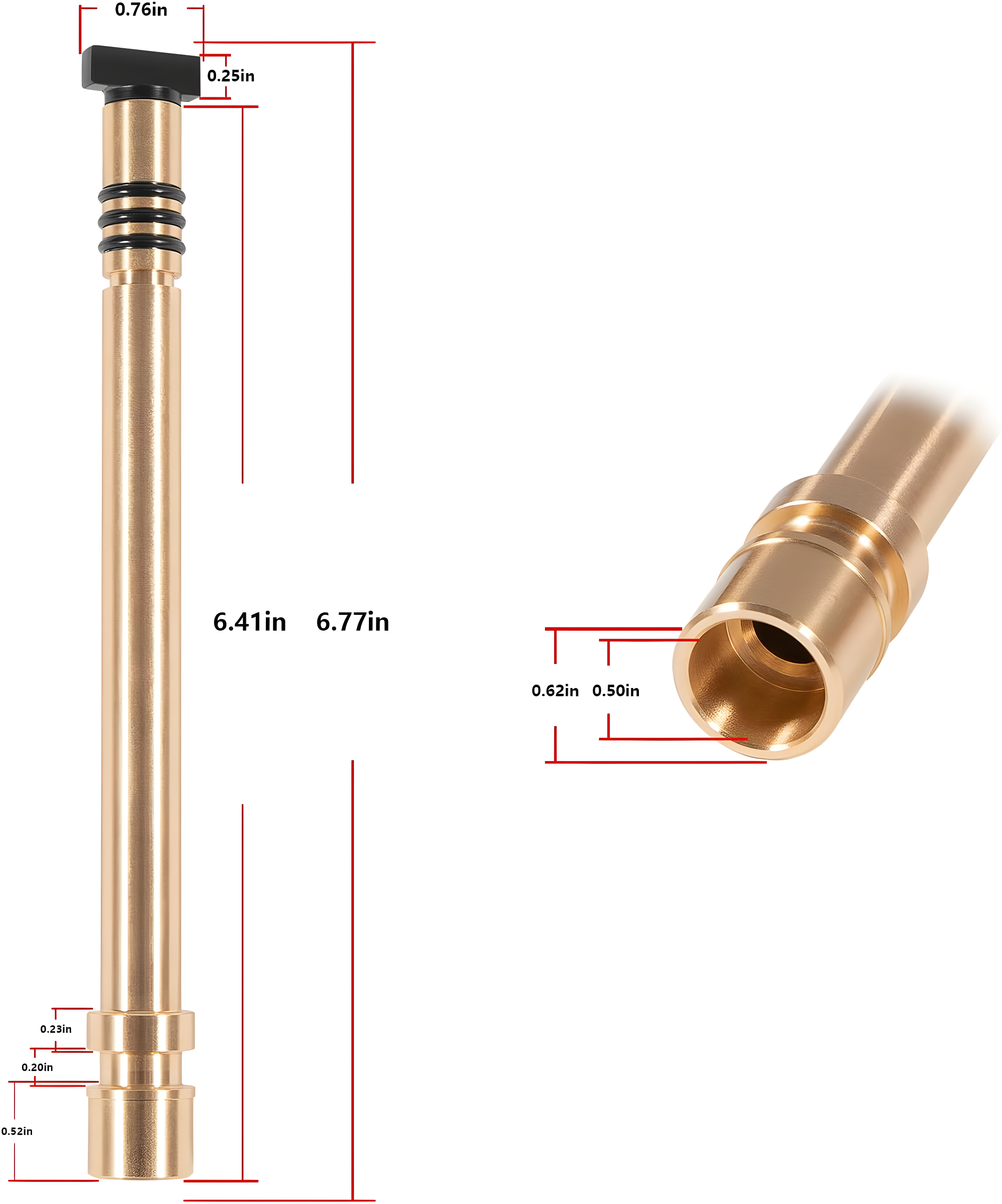 Trinsic Bathroom Floor Mount Tub Rough-In Valve Filler