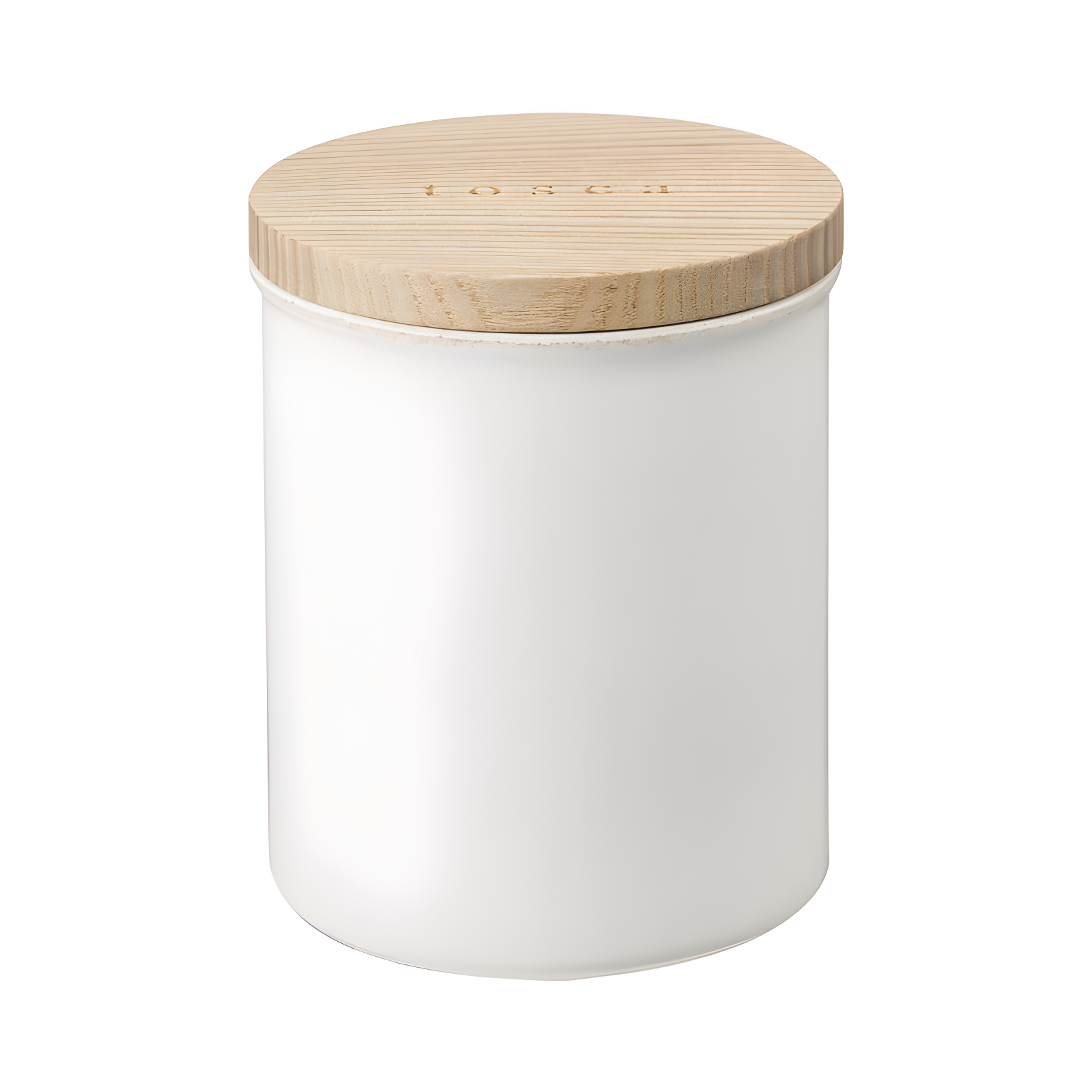Tosca Yamazaki Home Ceramic Canister, Dry Food Kitchen Storage Container, Plain, 15.25 oz. Airtight