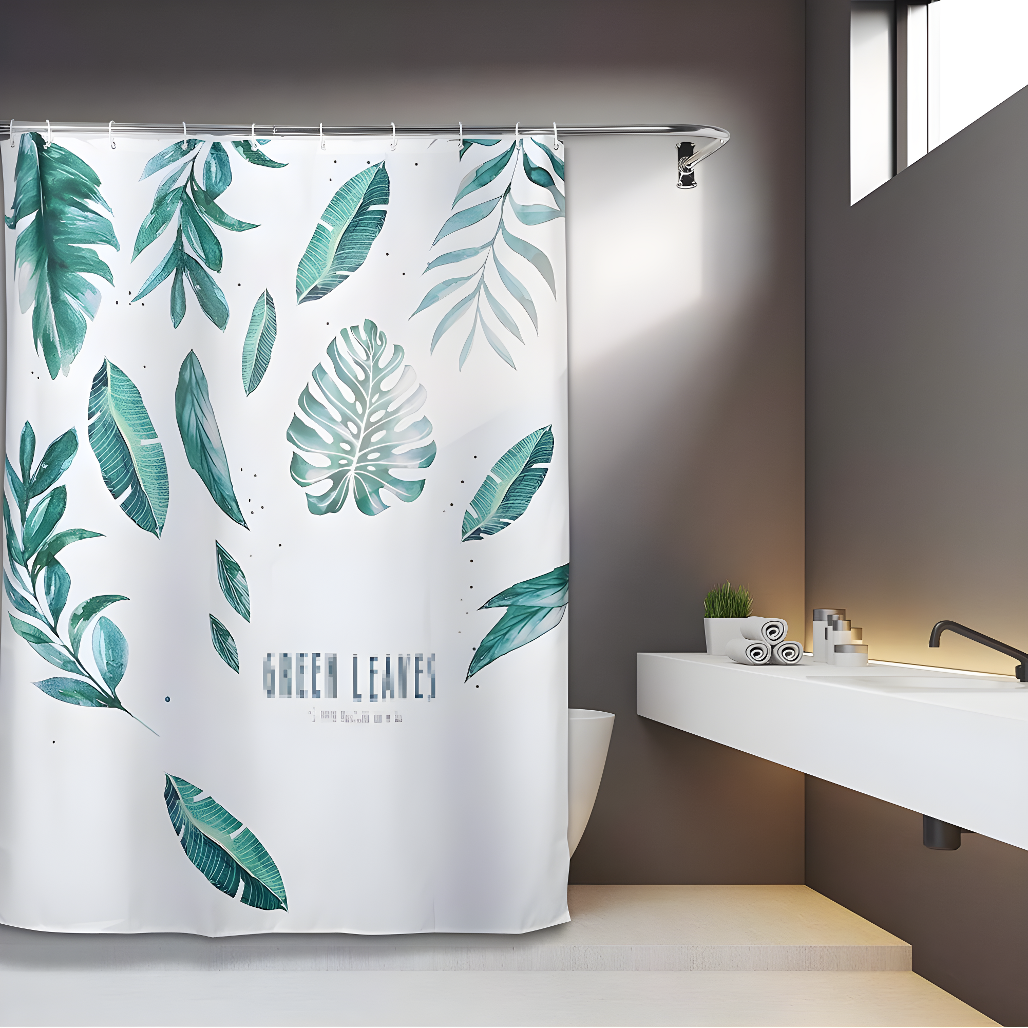 PrettyHome L Shapaed Bathroom Bathtub Corner Shower Curtain Rod Large Space 28"x68",Chrome Finished