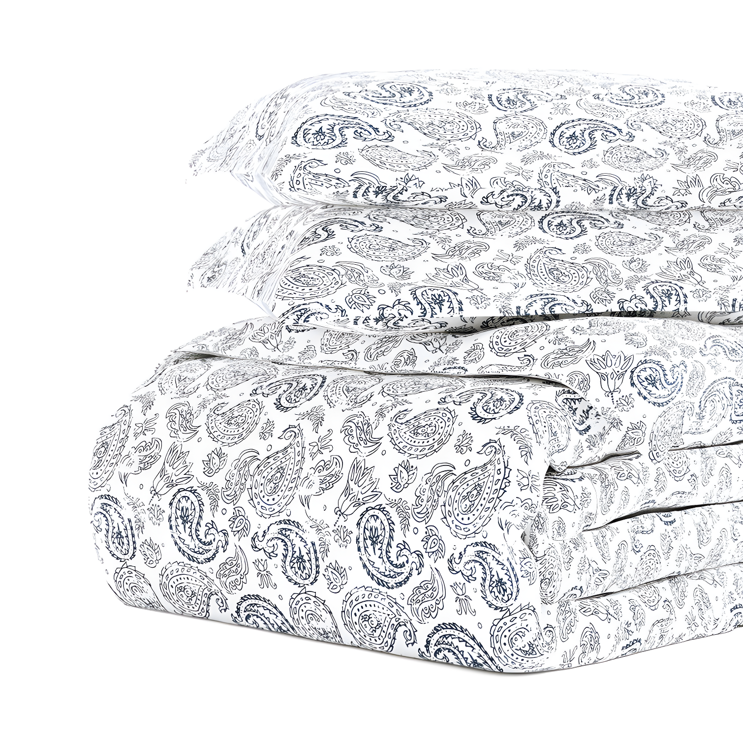 Simply Soft Traditional Paisley Duvet Cover Set