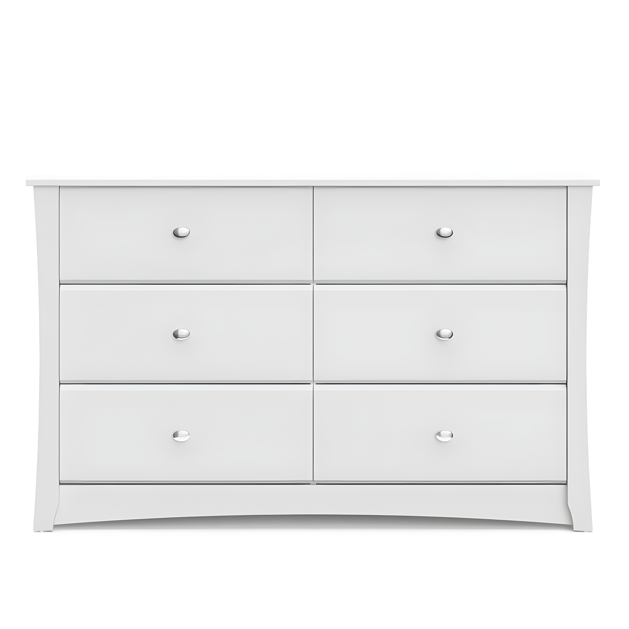 Crescent 6 Drawer Double Dresser