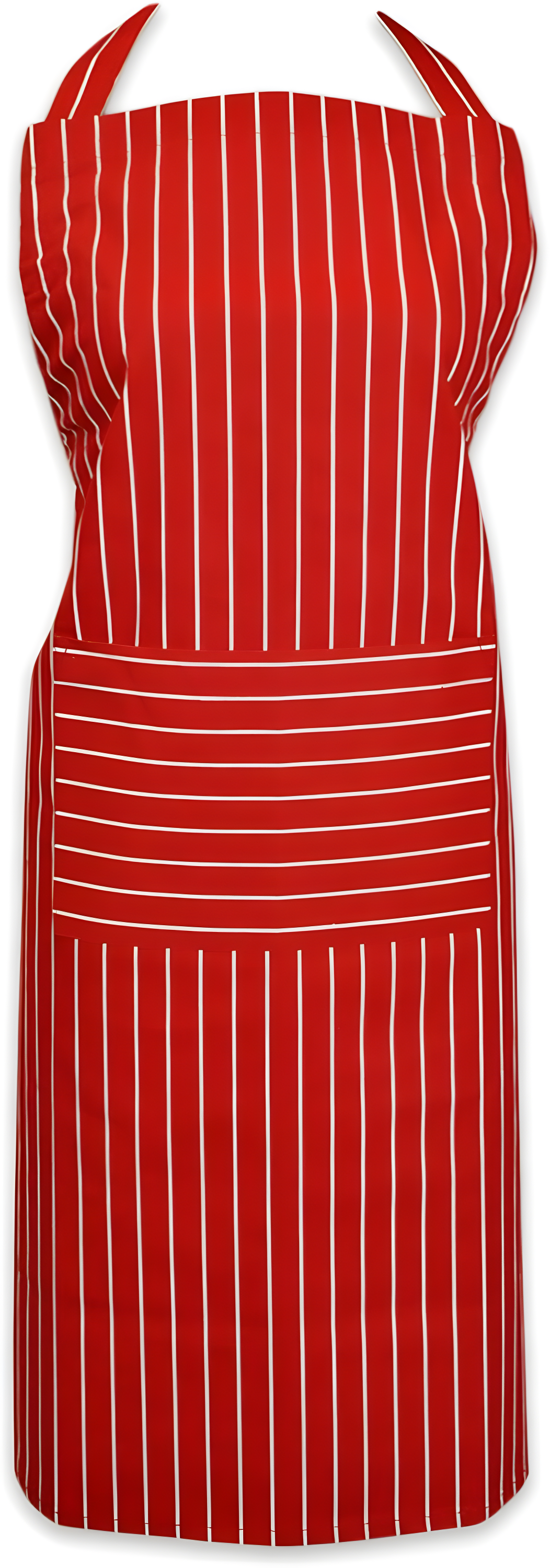 Design Imports  Stripe Chef Apron Tango Red