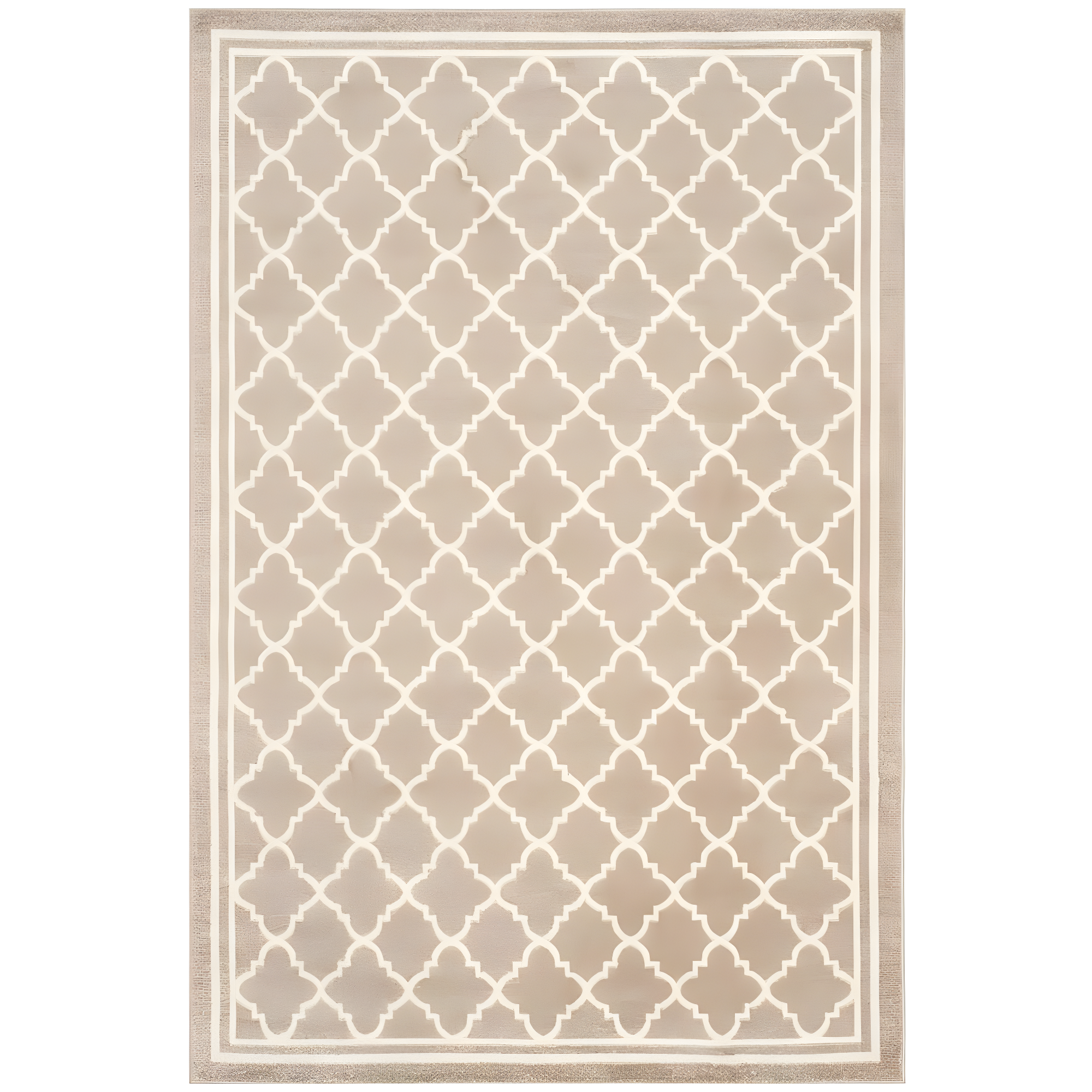 Amherst AMT422 Power Loomed Indoor Area Rug - Wheat/Beige - 6'x9' - Safavieh