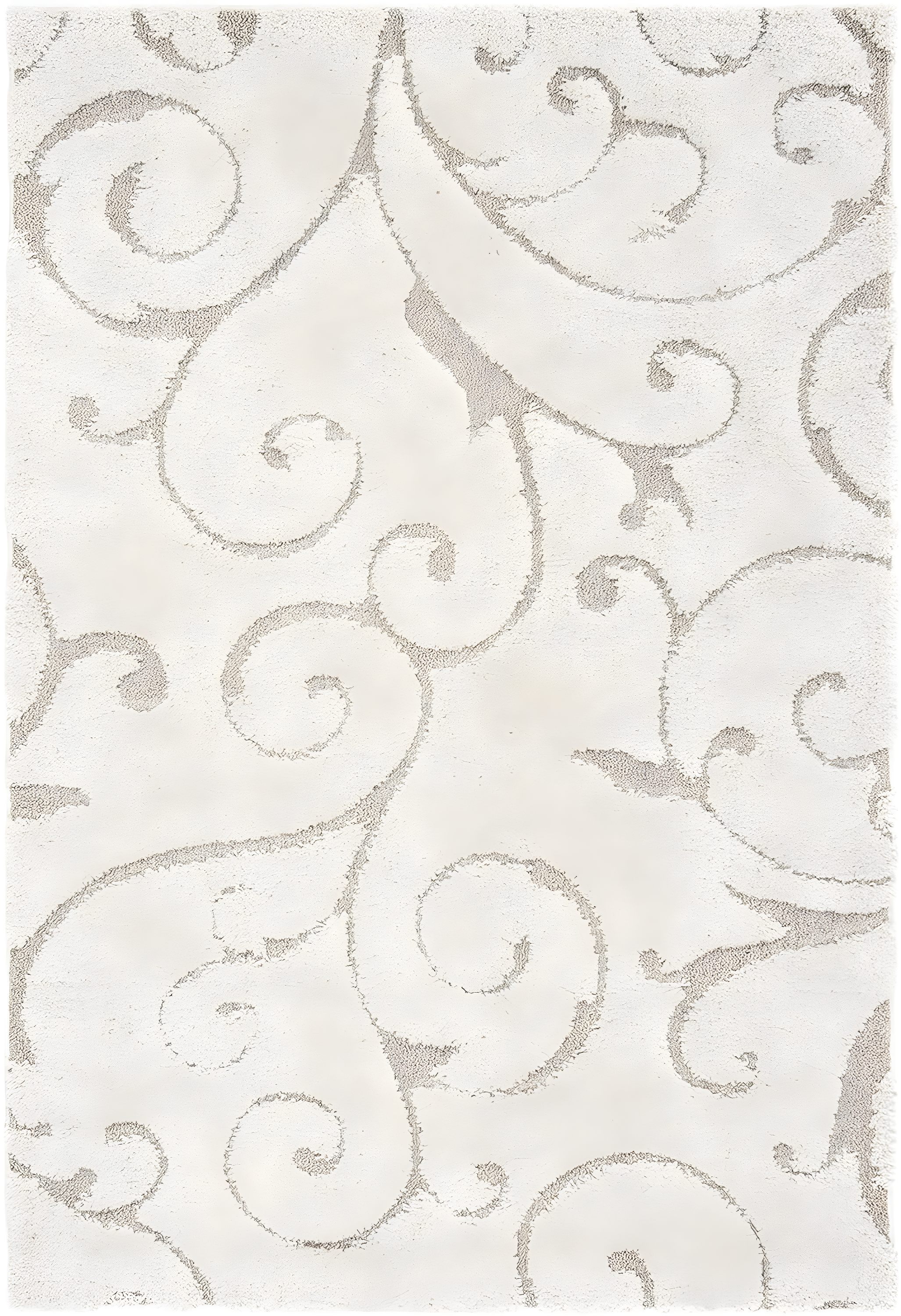 Florida Shag SG455 Power Loomed Indoor Area Rug - Cream/Beige - 4'x6' - Safavieh.
