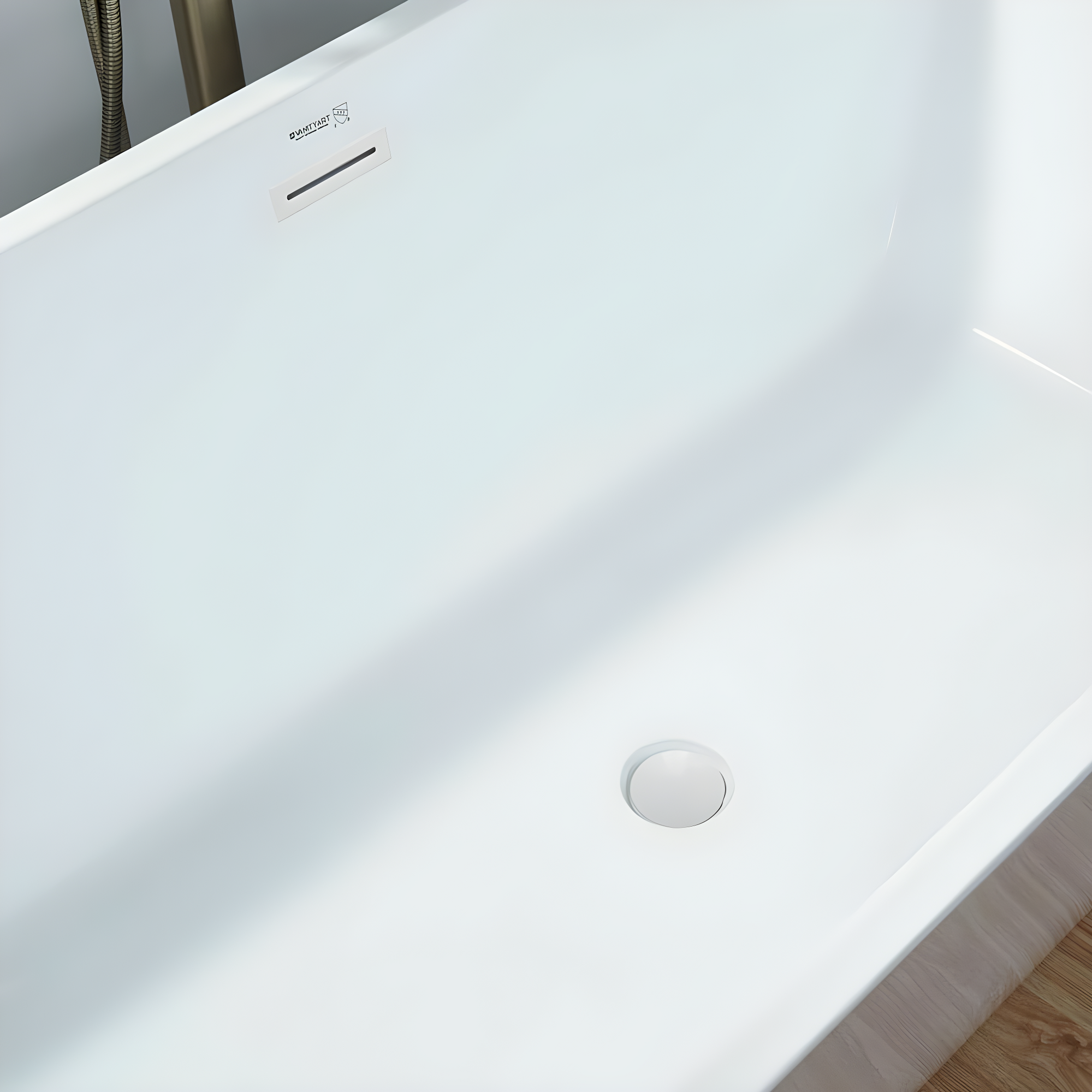 66.9" x 33" Freestanding Soaking Bathtub