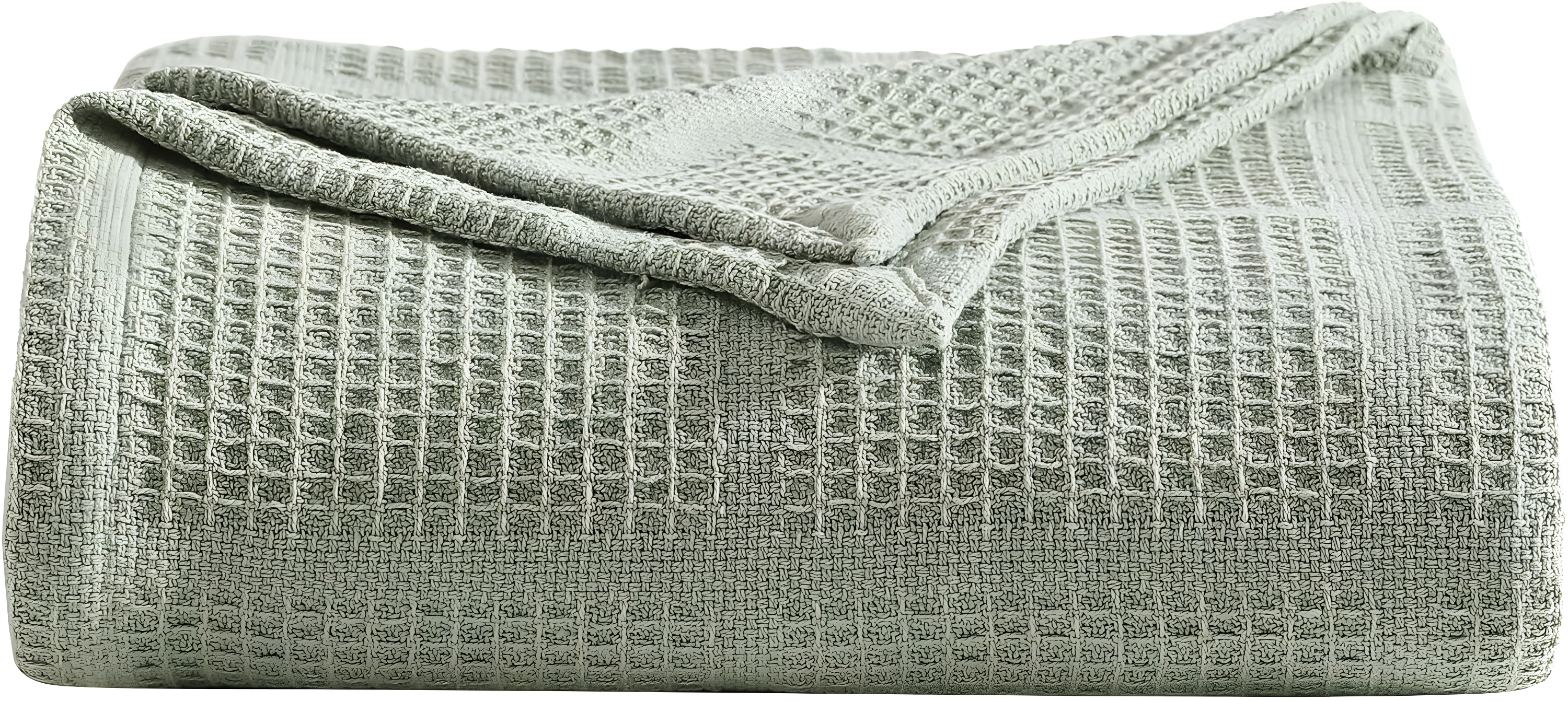 Kenneth Cole Kenneth Cole Waffle Grid Solid Cotton Blanket
