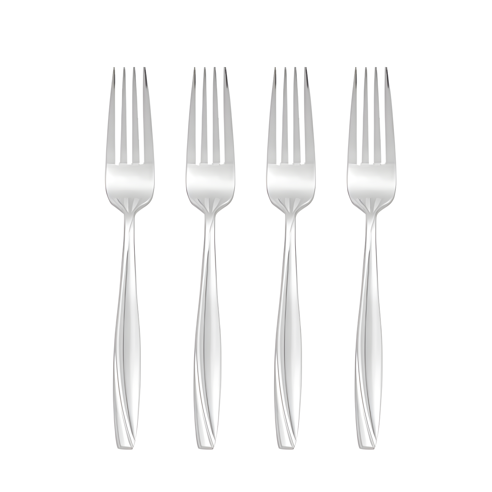Oneida Modern Pillar Oneida Camlynn Everyday Flatware Dinner Forks, 18/0 Stainless Steel (Set of 4)