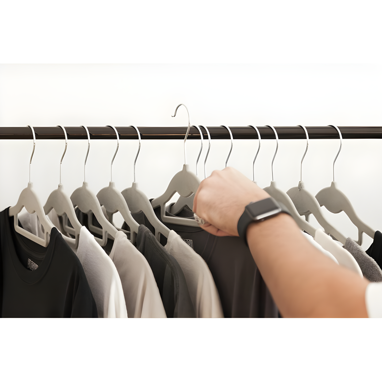 39.8'' Manufactured Wood Clothing Rack