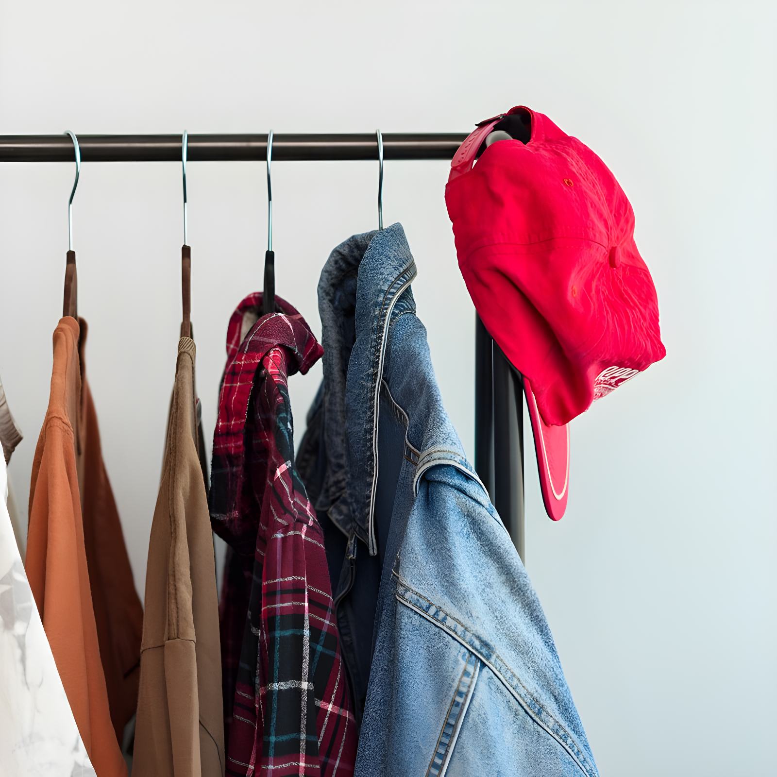 39.8'' Manufactured Wood Clothing Rack