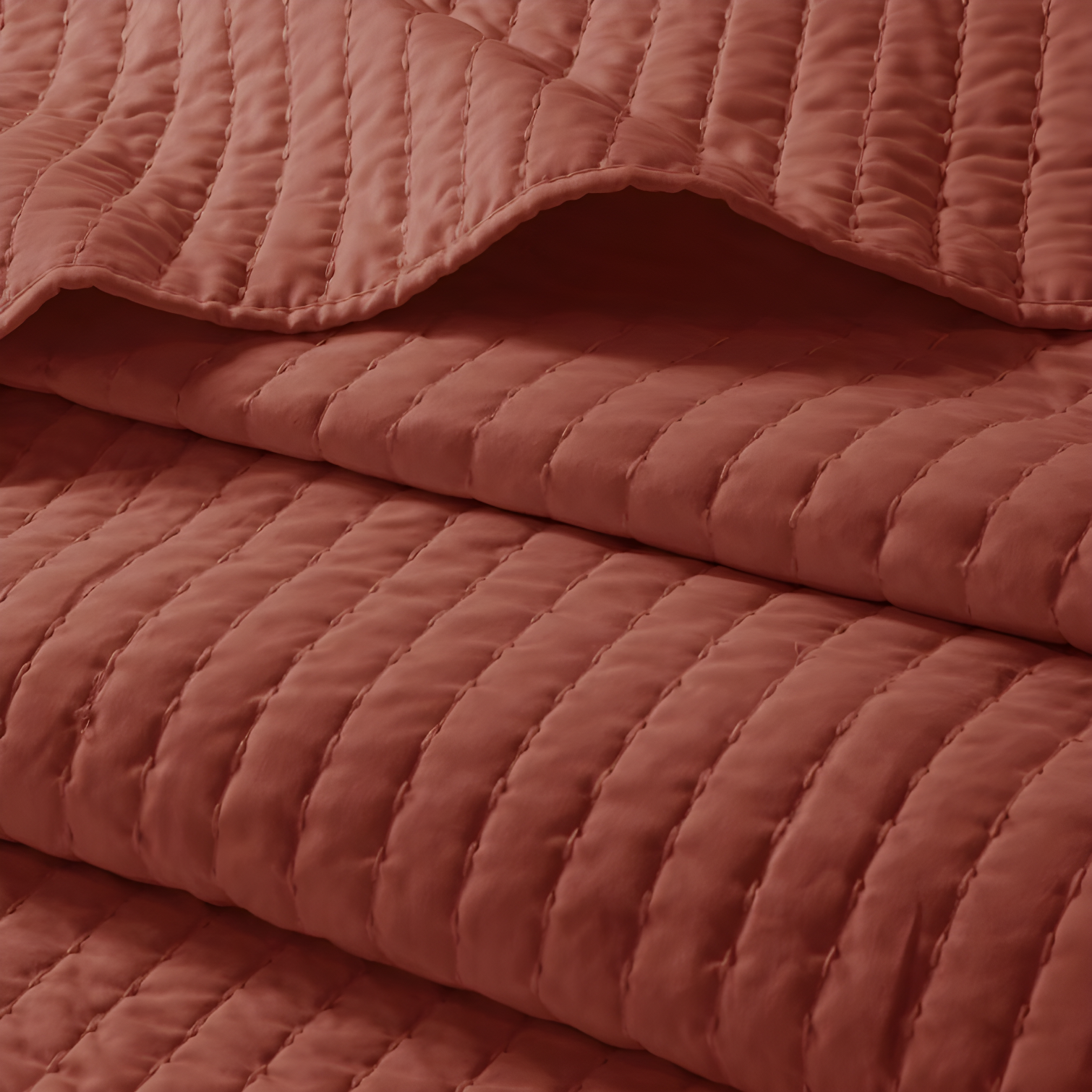 Madison Park Barwick Reversible Solid 3 Piece Quilt Set