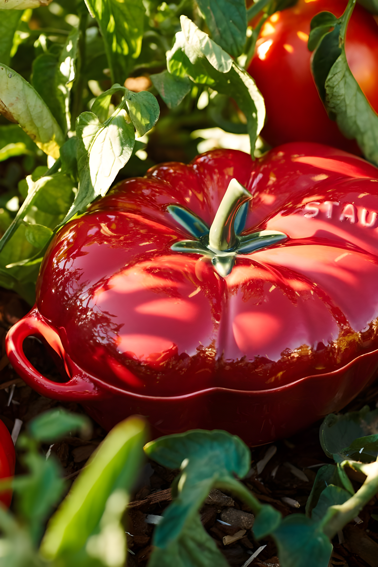 Staub Ceramic 16-oz Petite Tomato Cocotte Baking Dish