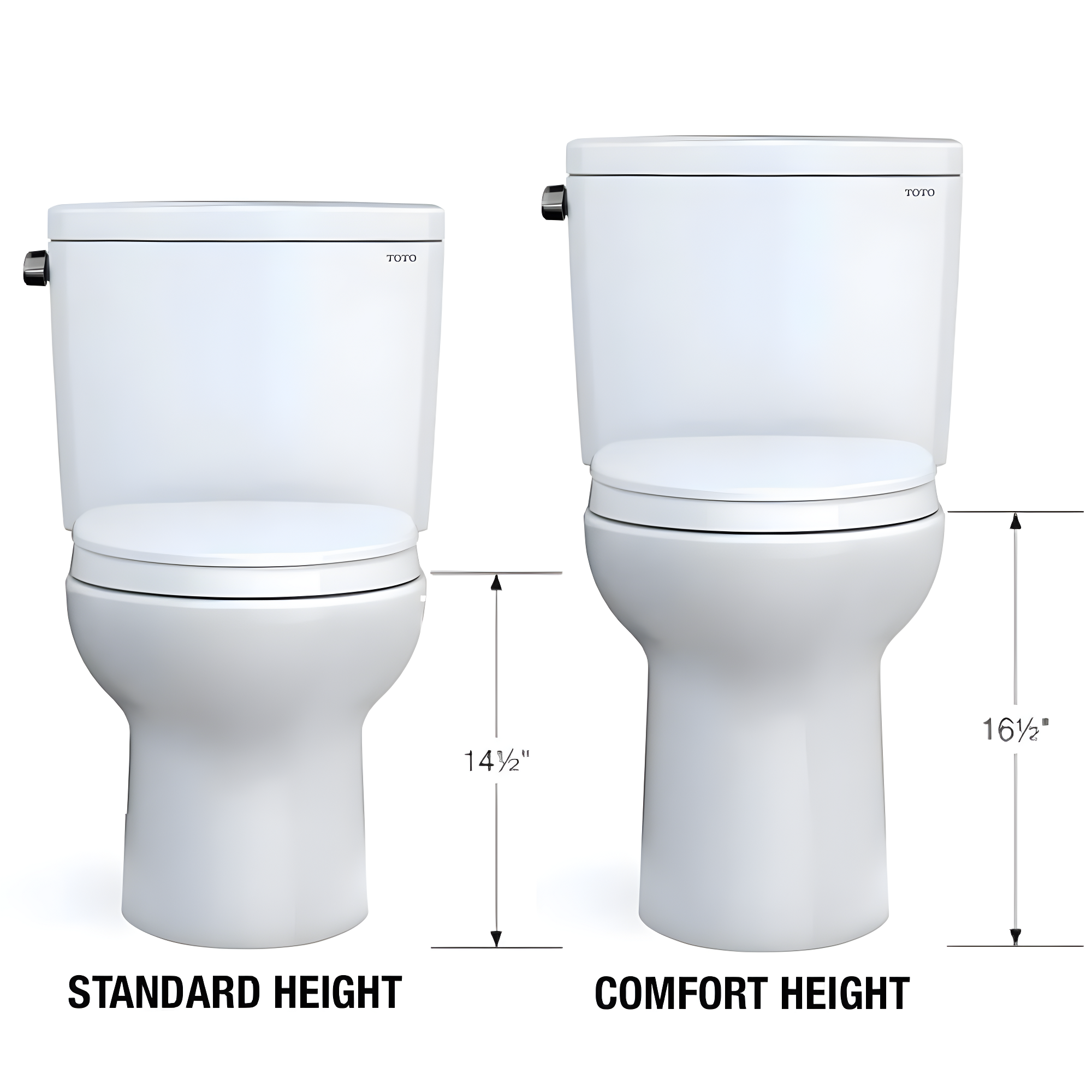 Entrada™ 1.28 GPF (Water Efficient) Elongated Two-Piece Toilet (Seat Not Included)